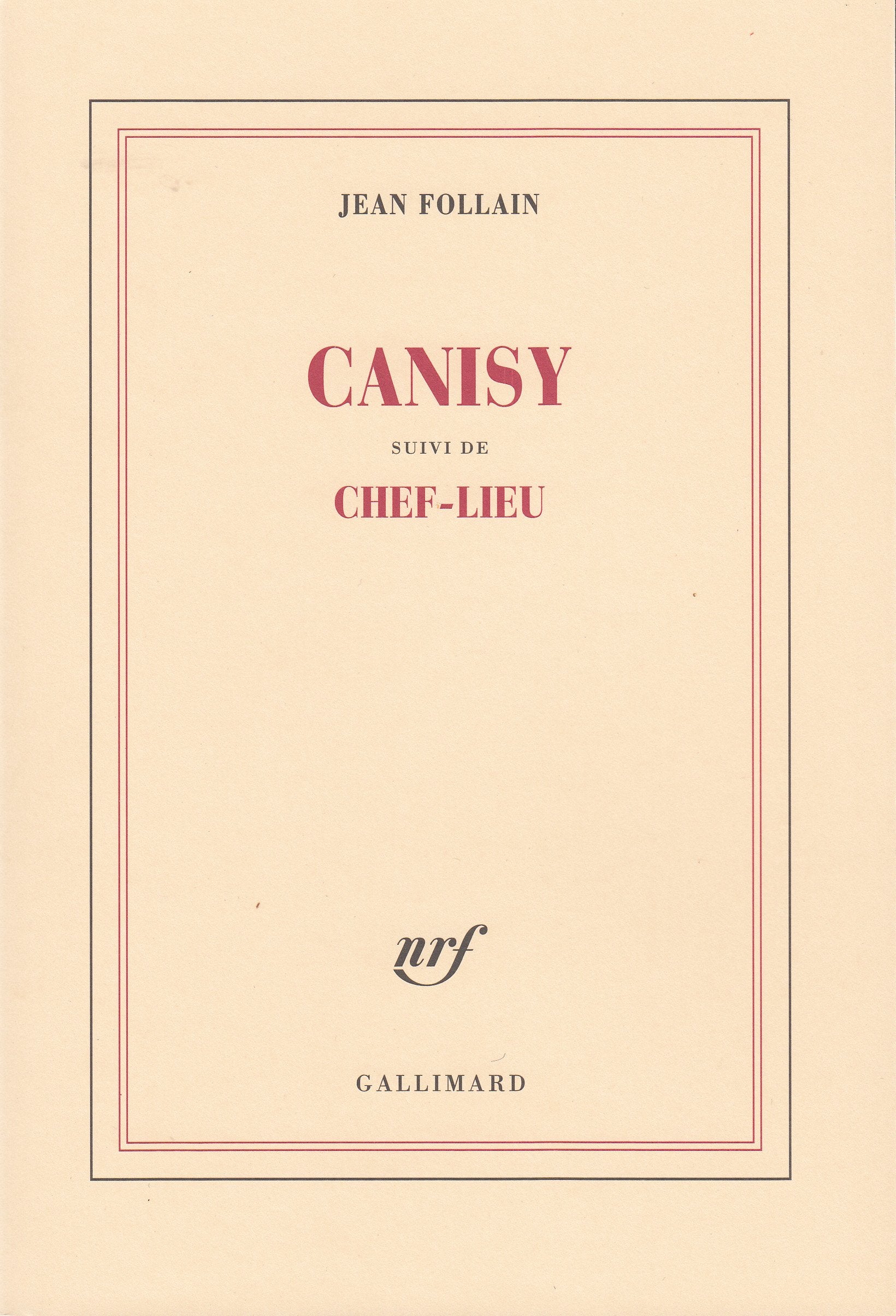 Canisy / Chef-lieu 9782070707522