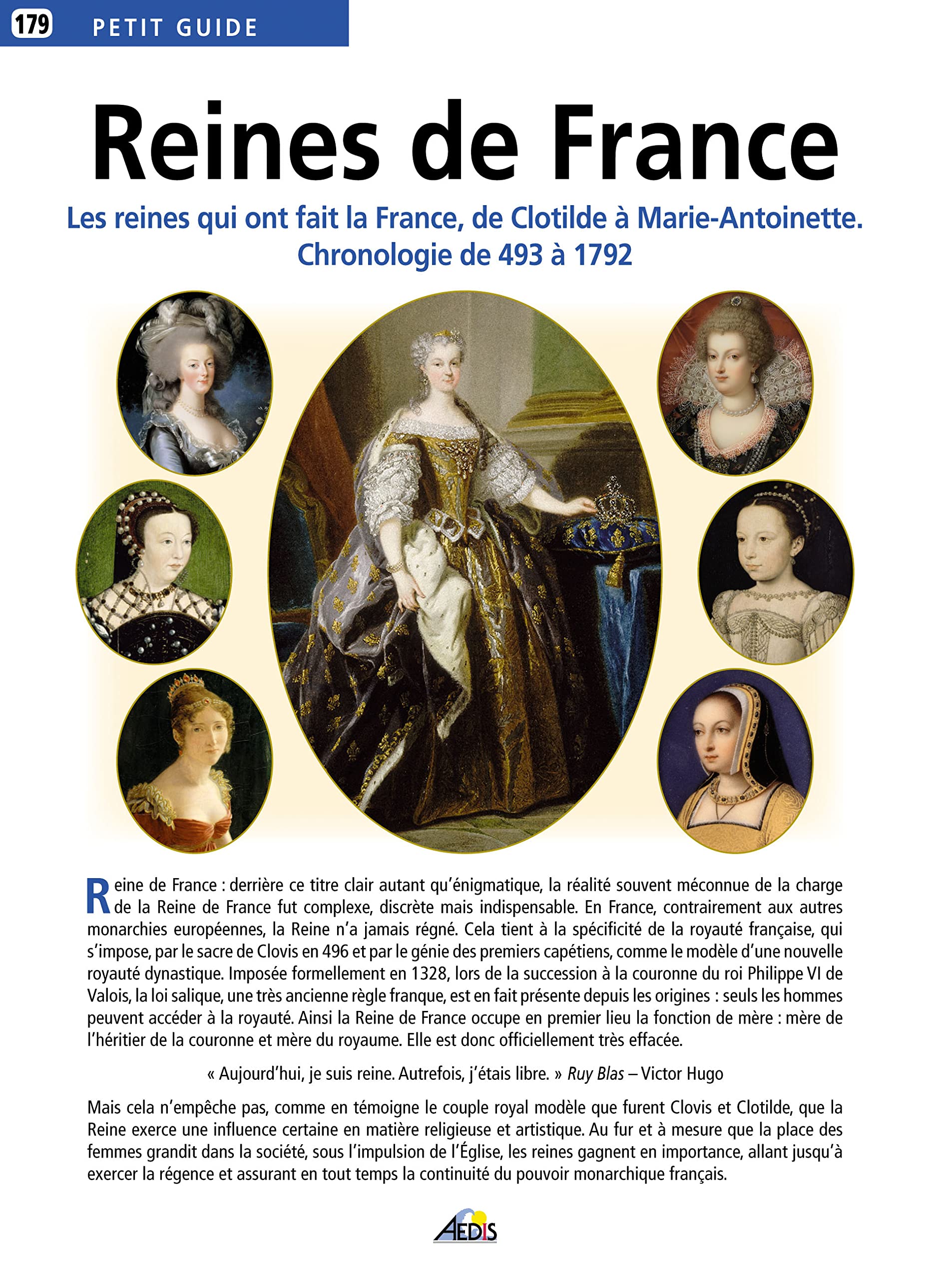 PG179 - Reines de France : Chronologie de 493 à 1792 9782842592783