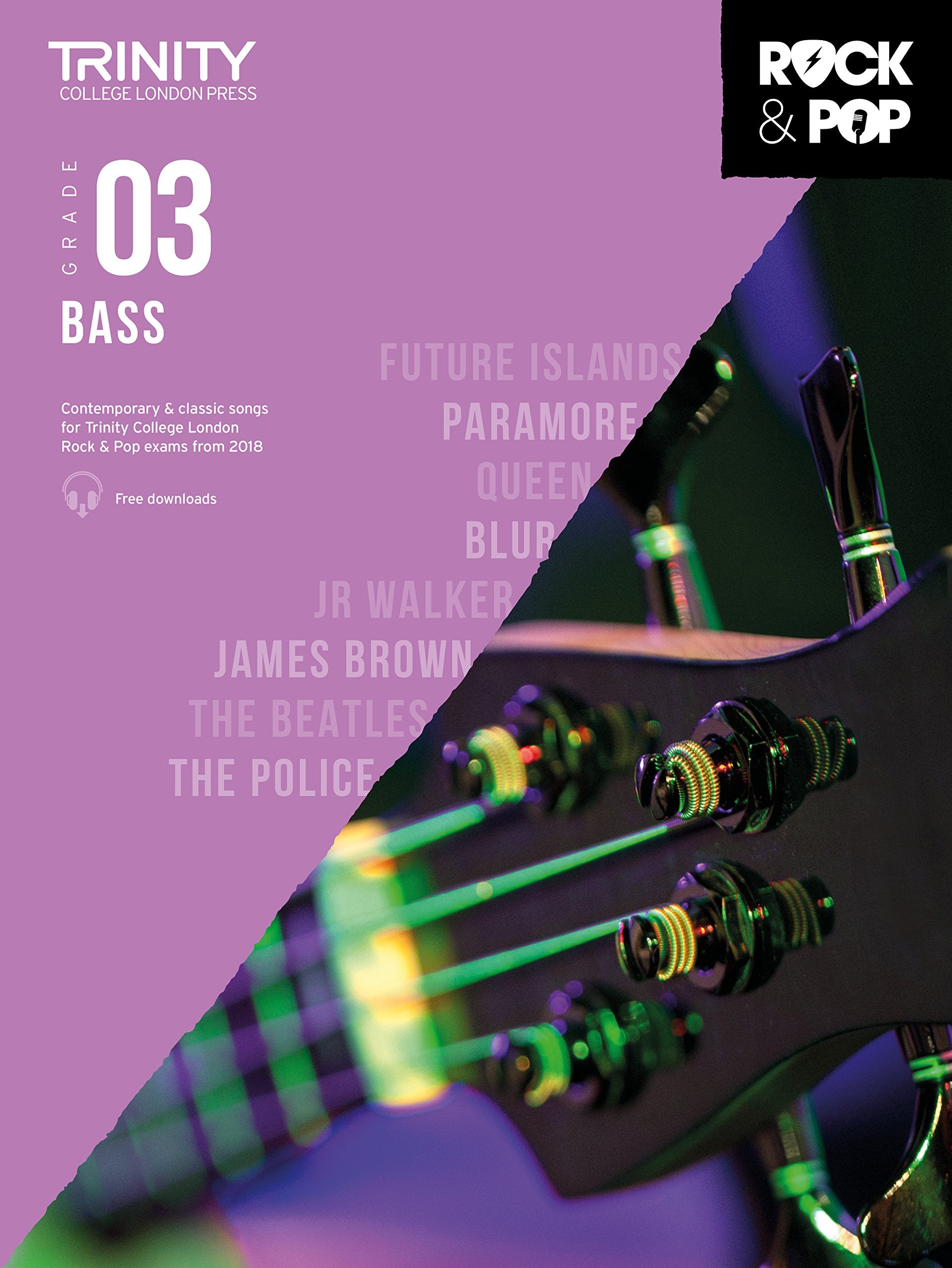 Trinity Rock & Pop 2018 Bass: Grade 3 9780857366320