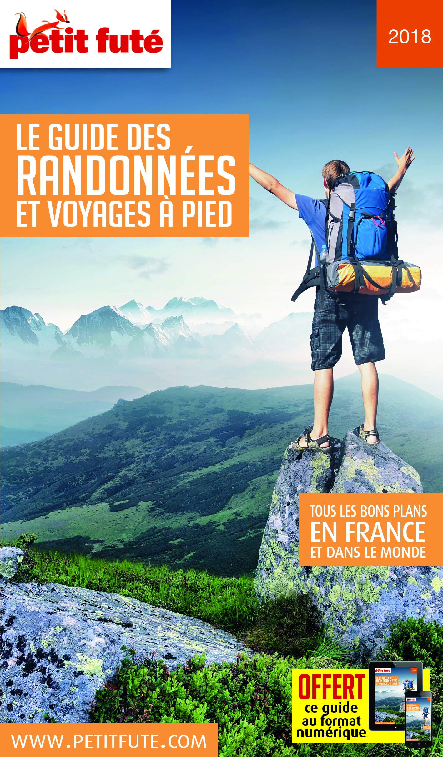 Guide des Randonnées à pied 2018 Petit Futé 9791033180074