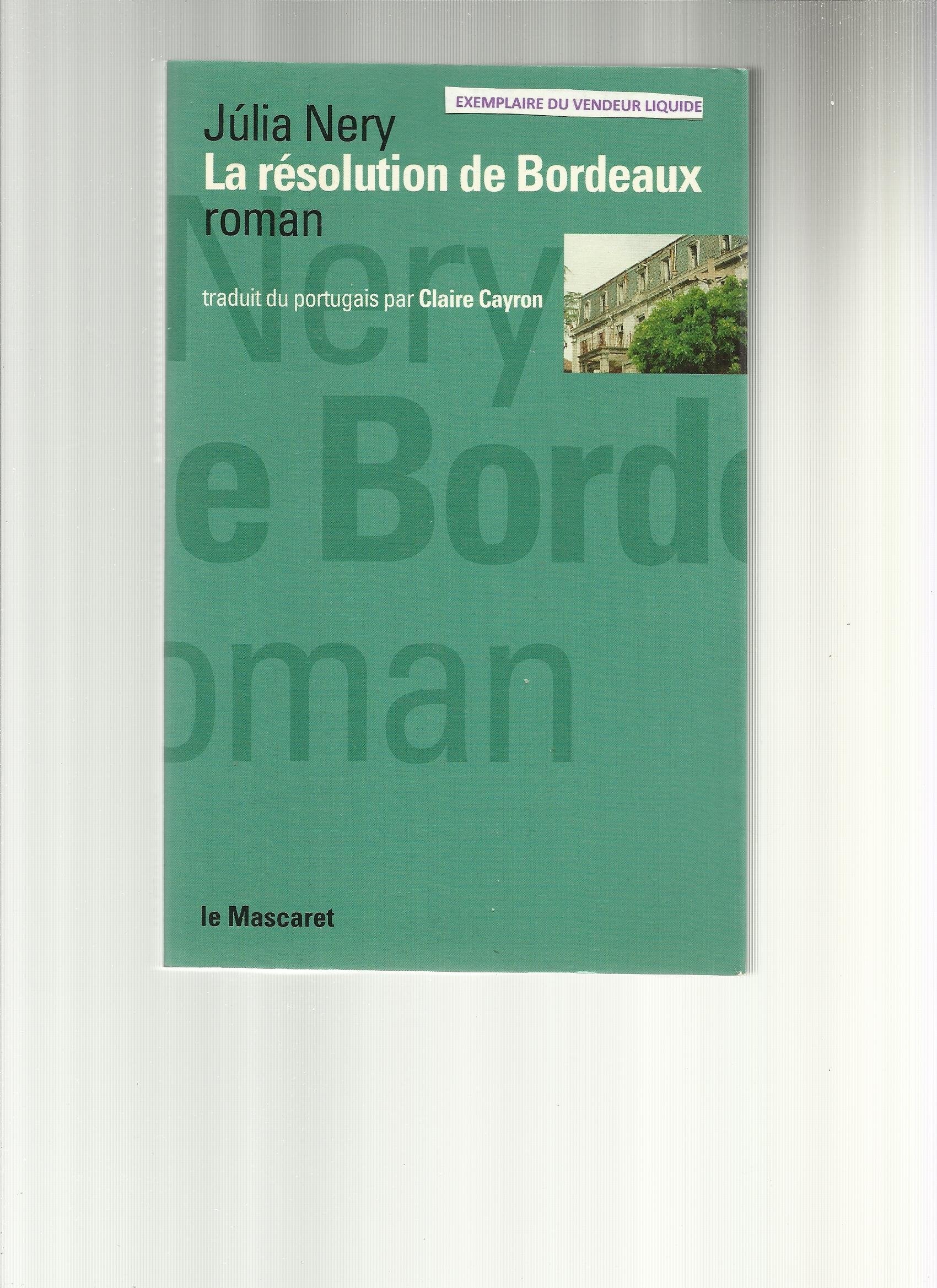 La résolution de Bordeaux 9782904506321