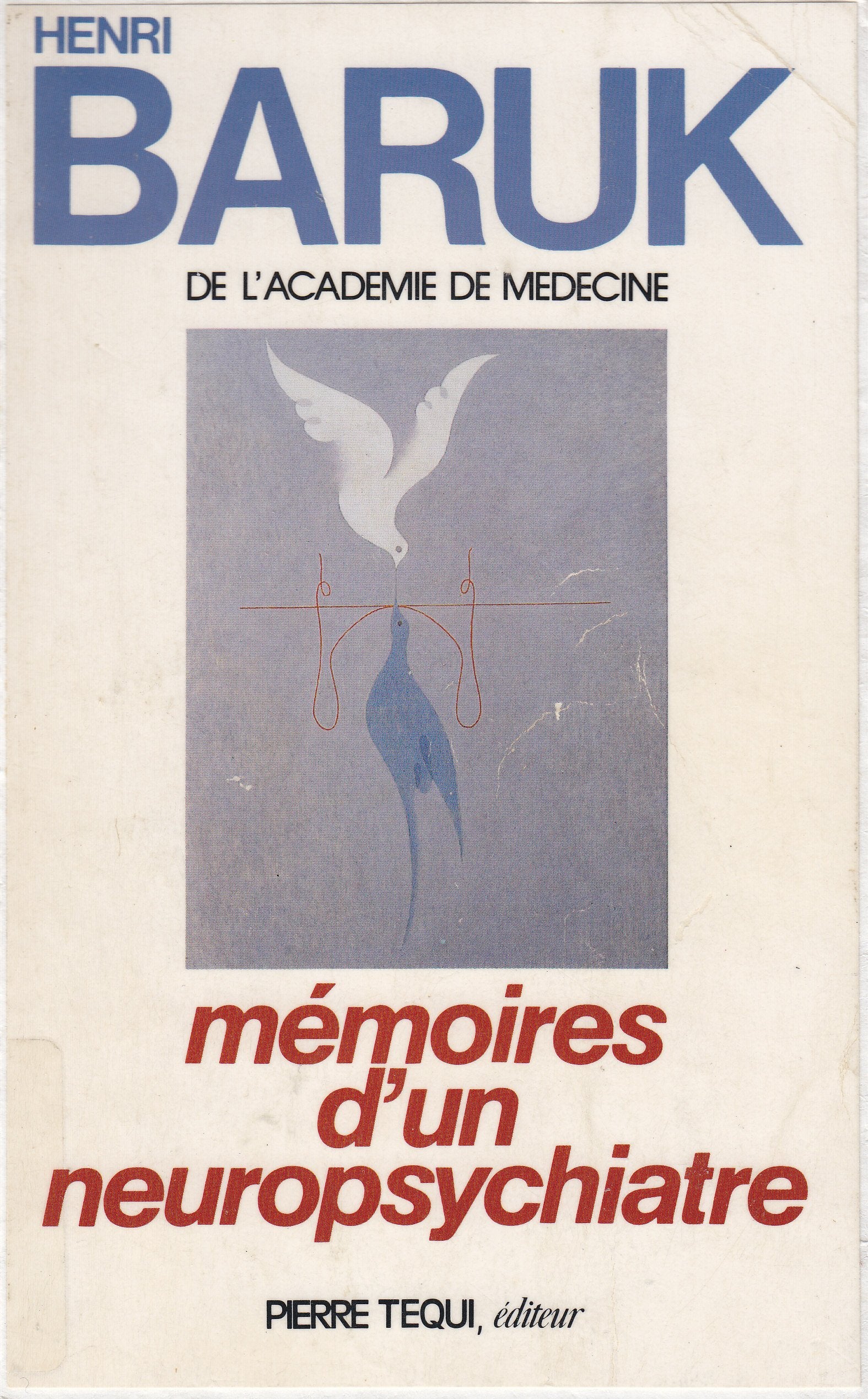 Mémoires d'un neuropsychiatre 9782852449800