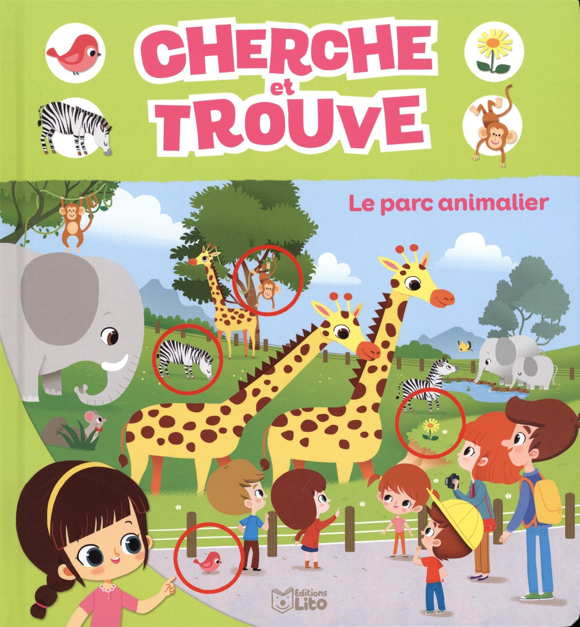 Cherche et trouve: Le parc animalier - Dès 3 ans 9782244302157