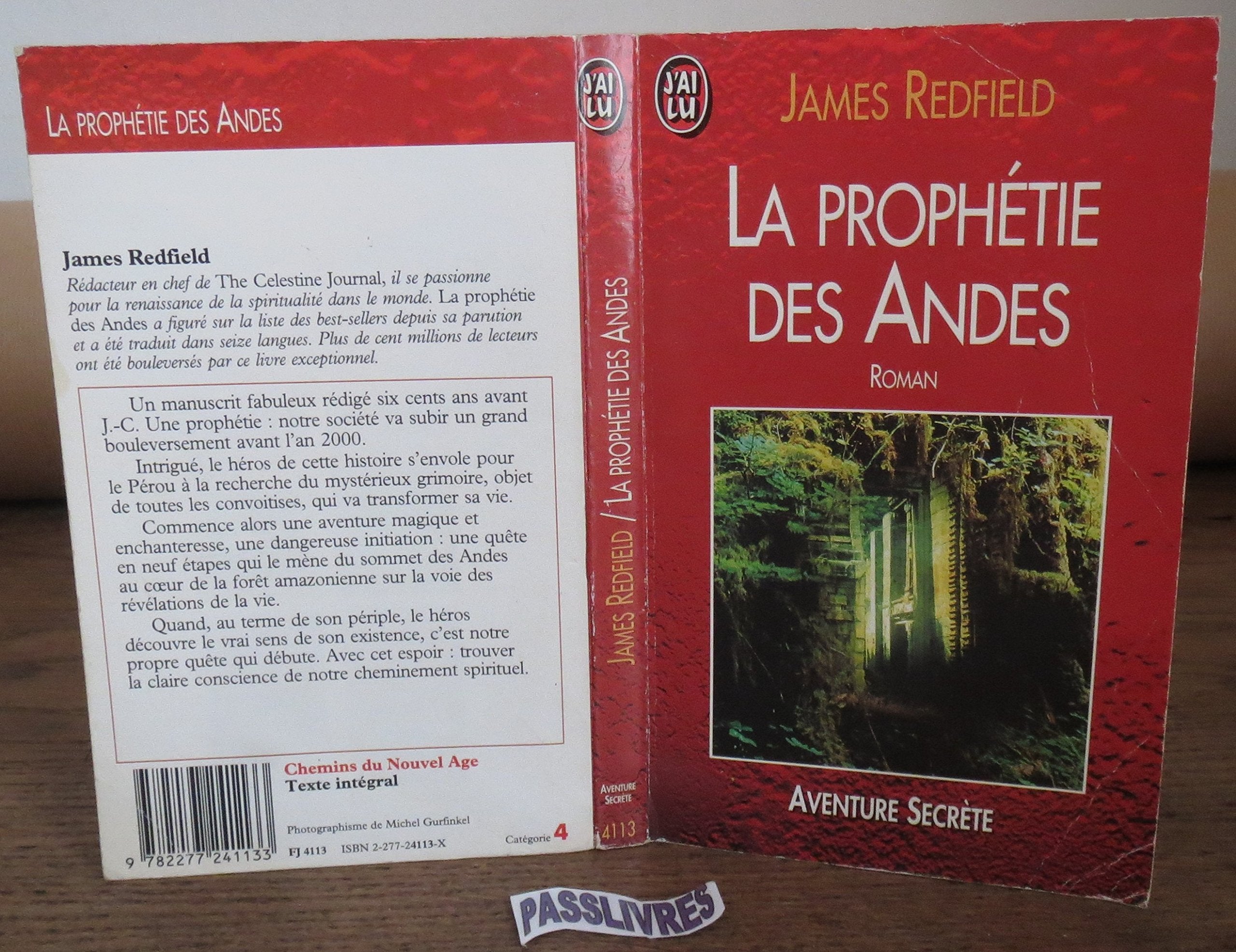 La prophétie des Andes 9782277241133