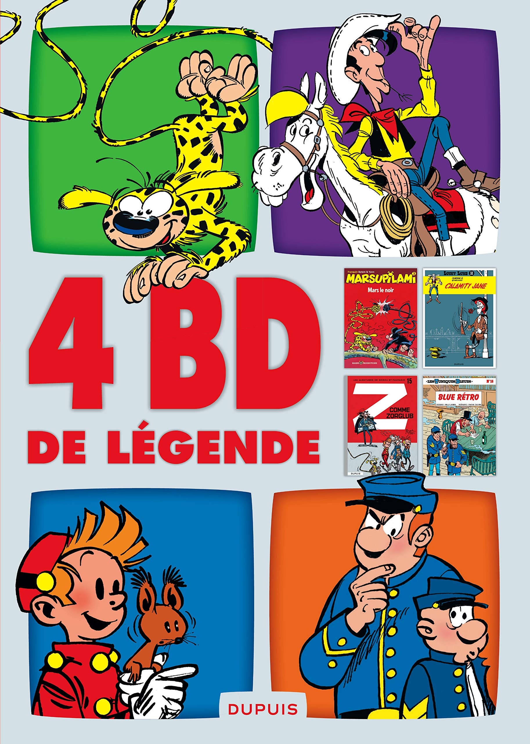4 BD de légende 9782800161914