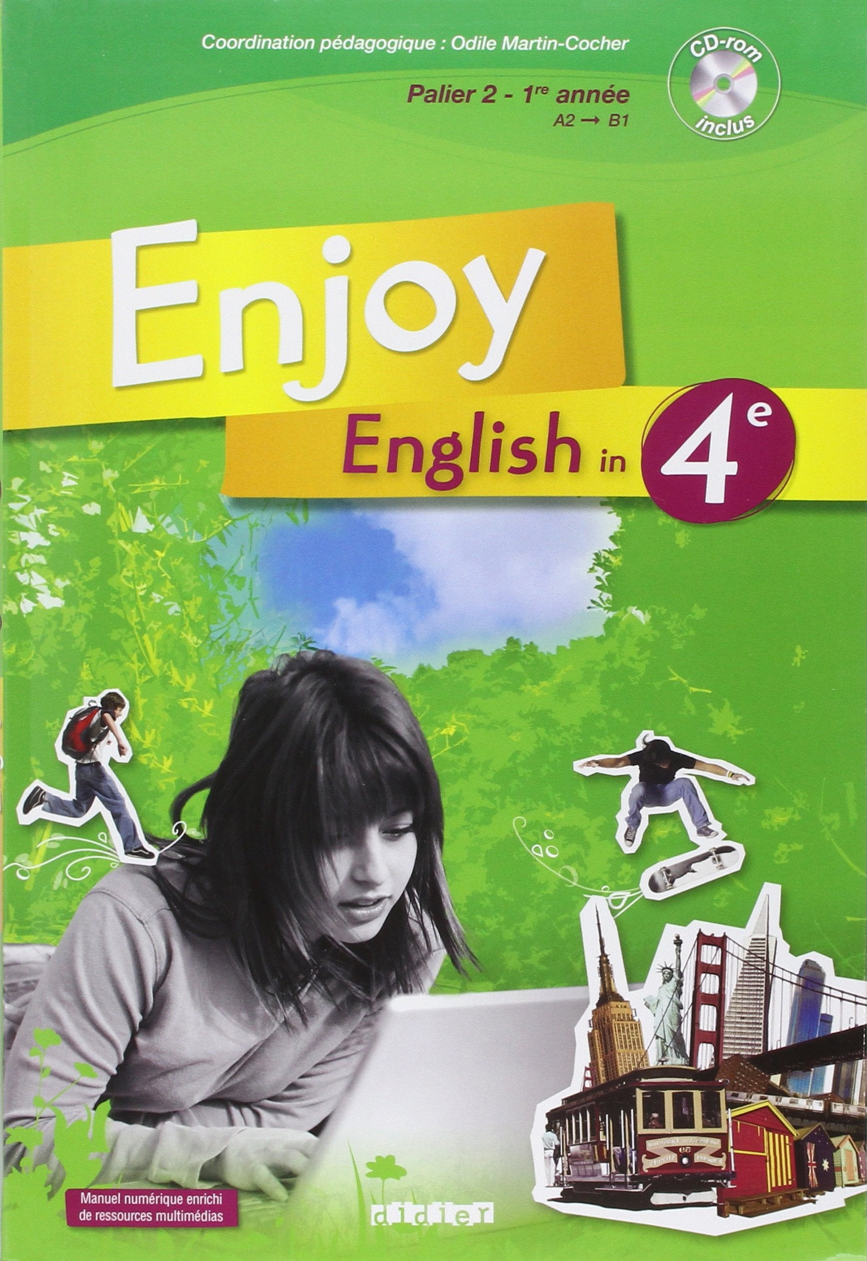 Enjoy English 4e Livre + CD audio-rom 9782278062911