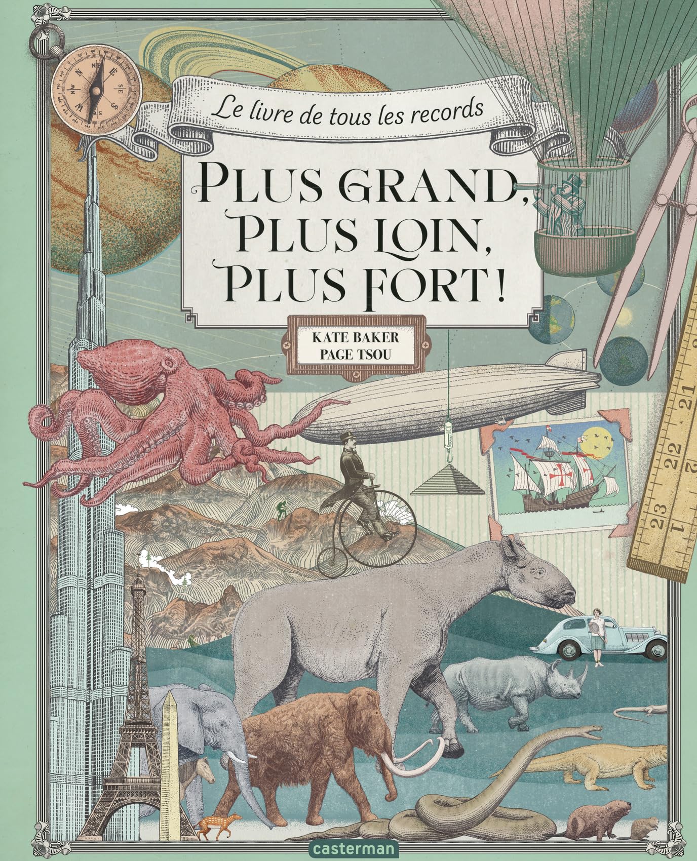 Plus grand, plus loin, plus fort !: Le livre de tous les records 9782203296442