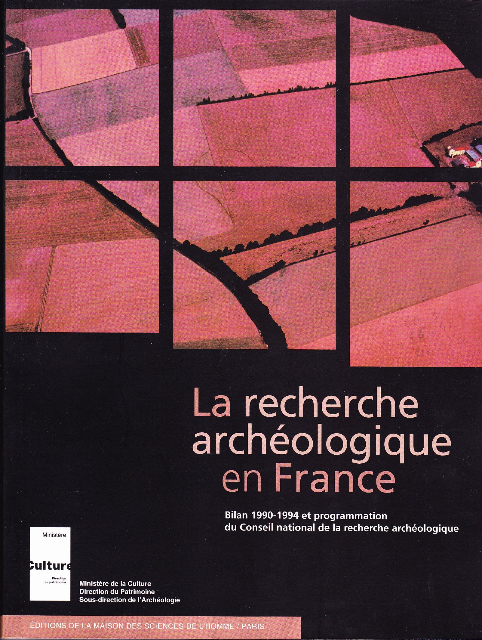 La recherche archéologique en France : Bilan 1990-1994 et programmation du Conseil national de la recherche archéologique 9782735106349