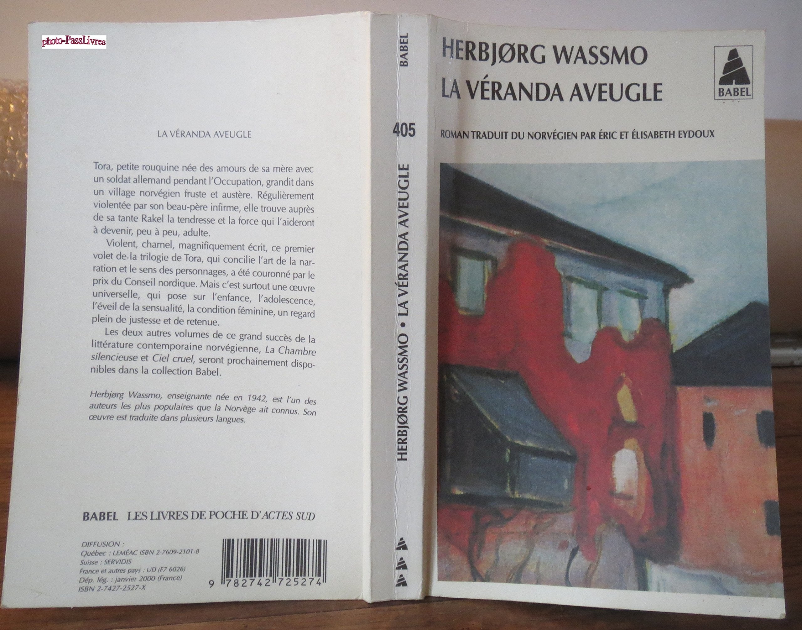 La Véranda aveugle 9782742725274