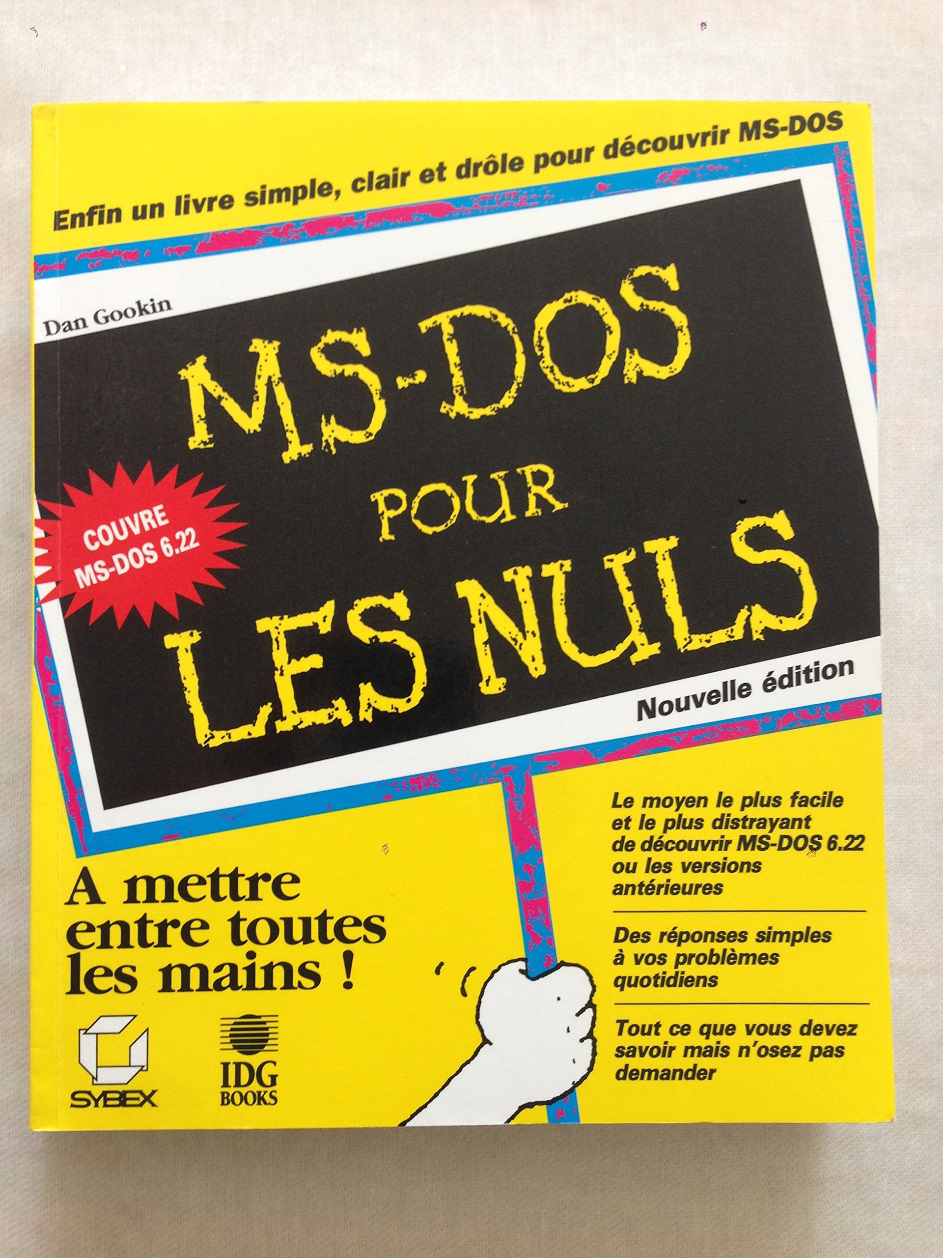 MS-DOS 6 pour les nuls 9782736112769