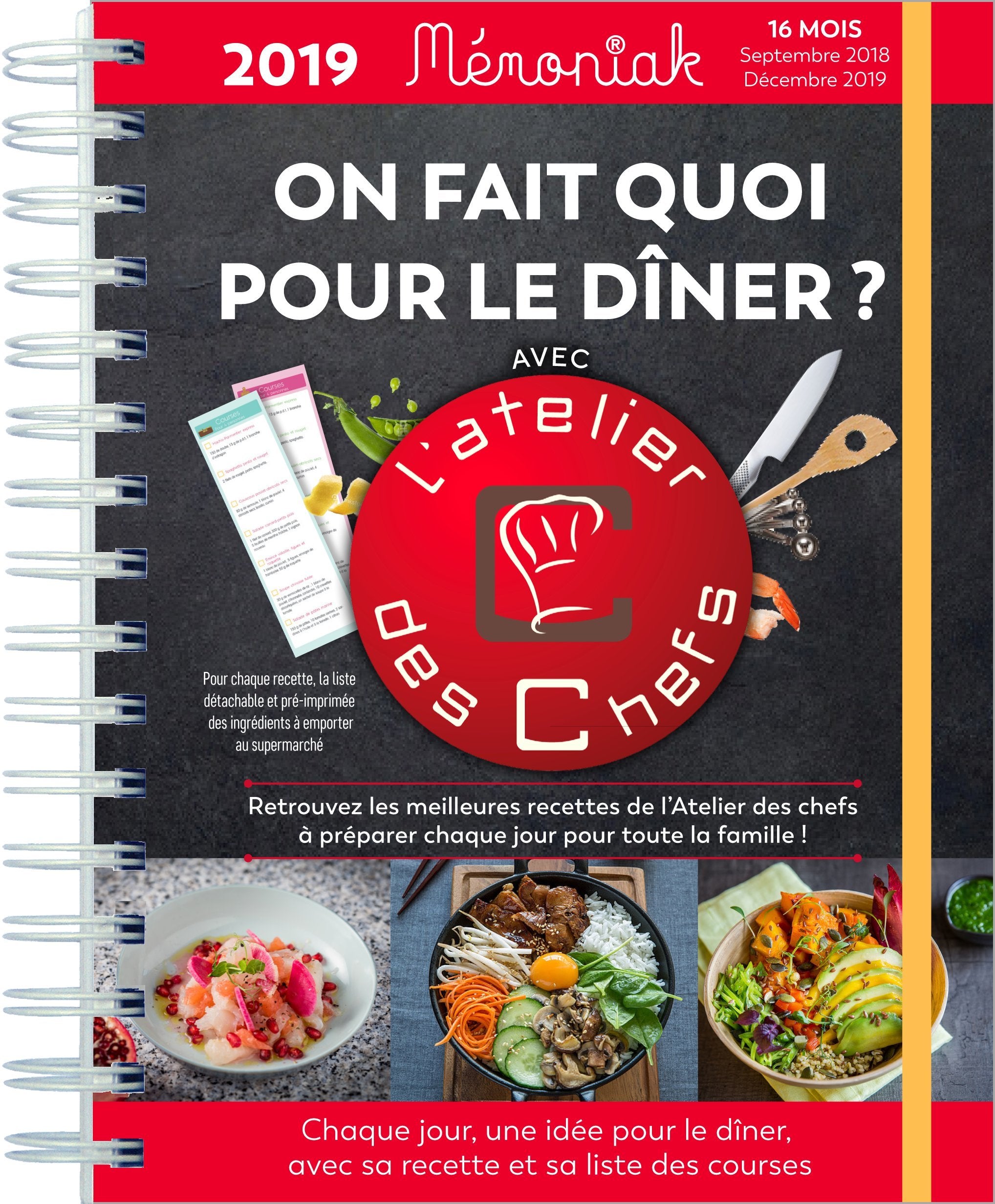 On fait quoi pour le dîner avec l'Atelier des Chefs ? 2018-2019 9782377611157