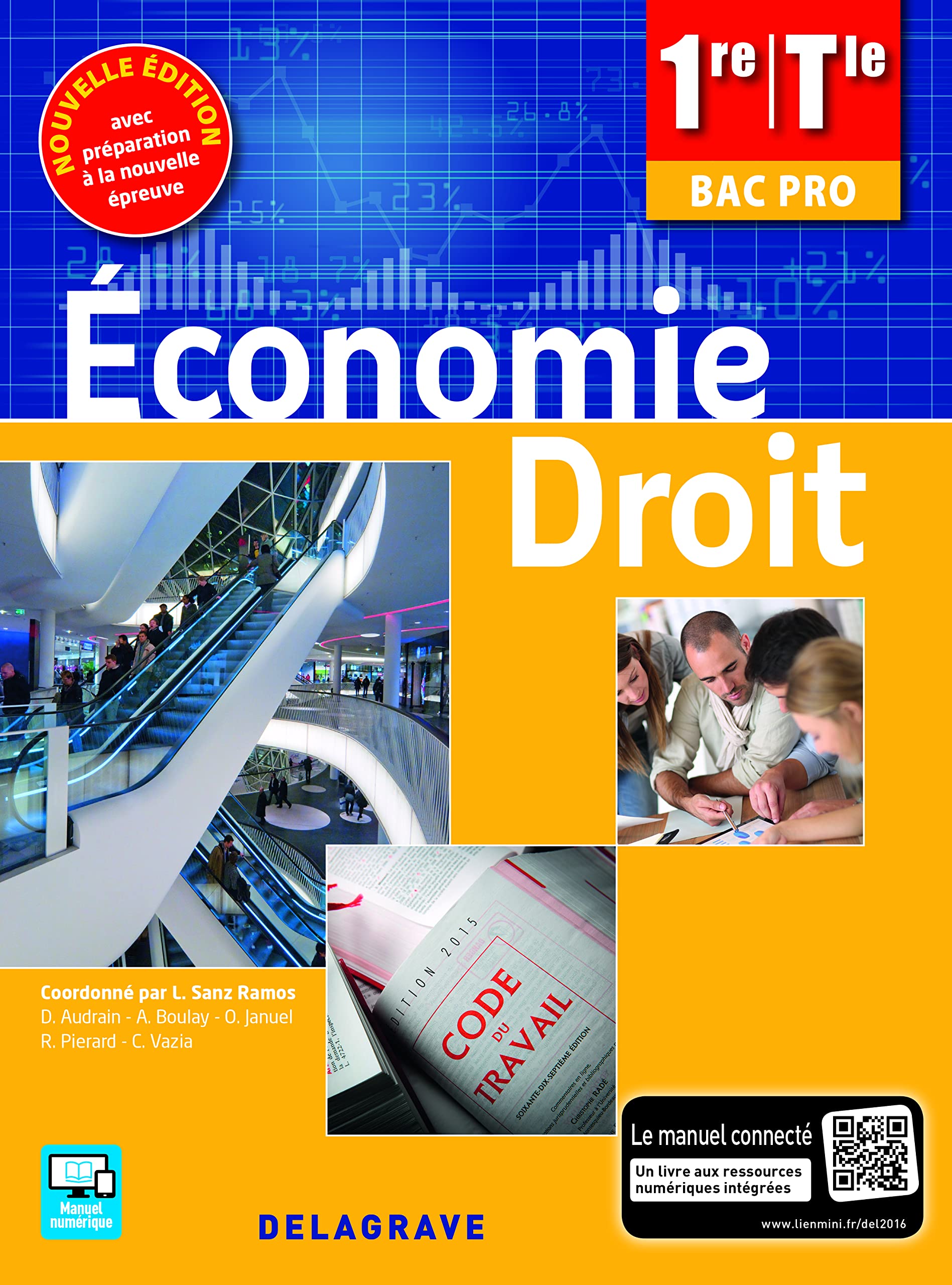 Économie Droit 1re, Tle Bac Pro (2016) - Pochette élève 9782206202433