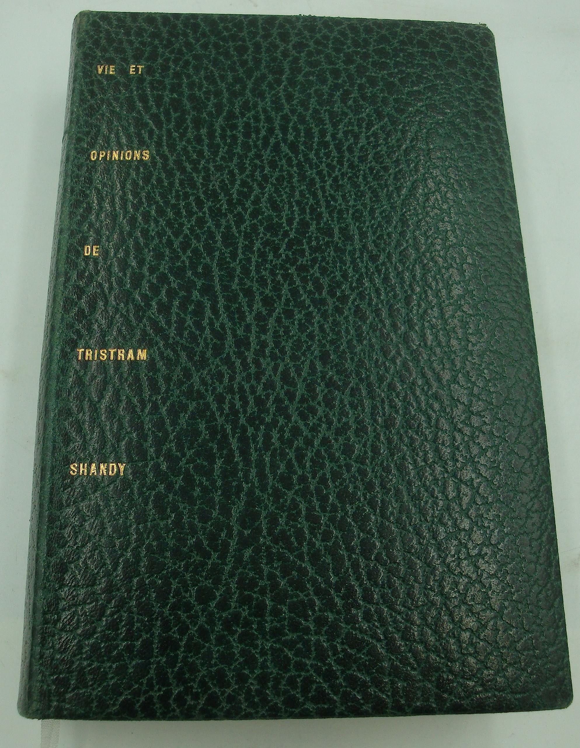 VIE ET OPINIONS DE TRISTRAM SHANDY, GENTILHOMME - COLLECTION "LES PORTIQUES" N°37. 