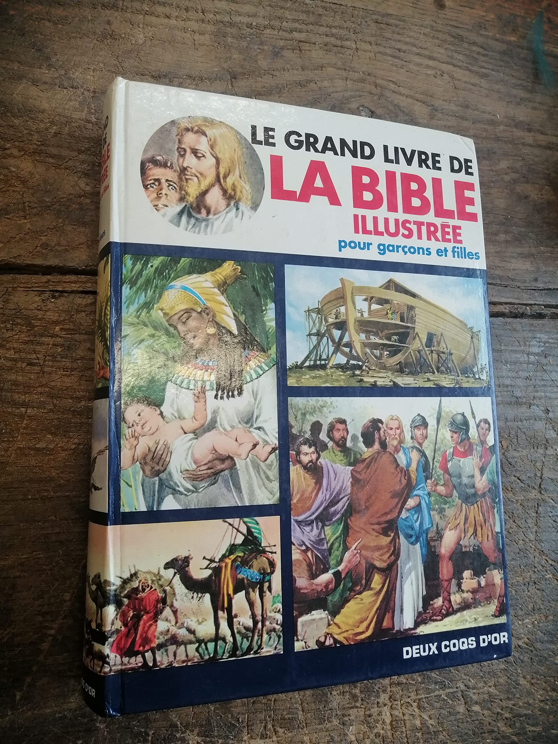 Le grand livre de la Bible illustrée pour garçons et filles . Introductions et commentaires du Révérend Père R.Tamisier - éditions deux coqs d'or - 