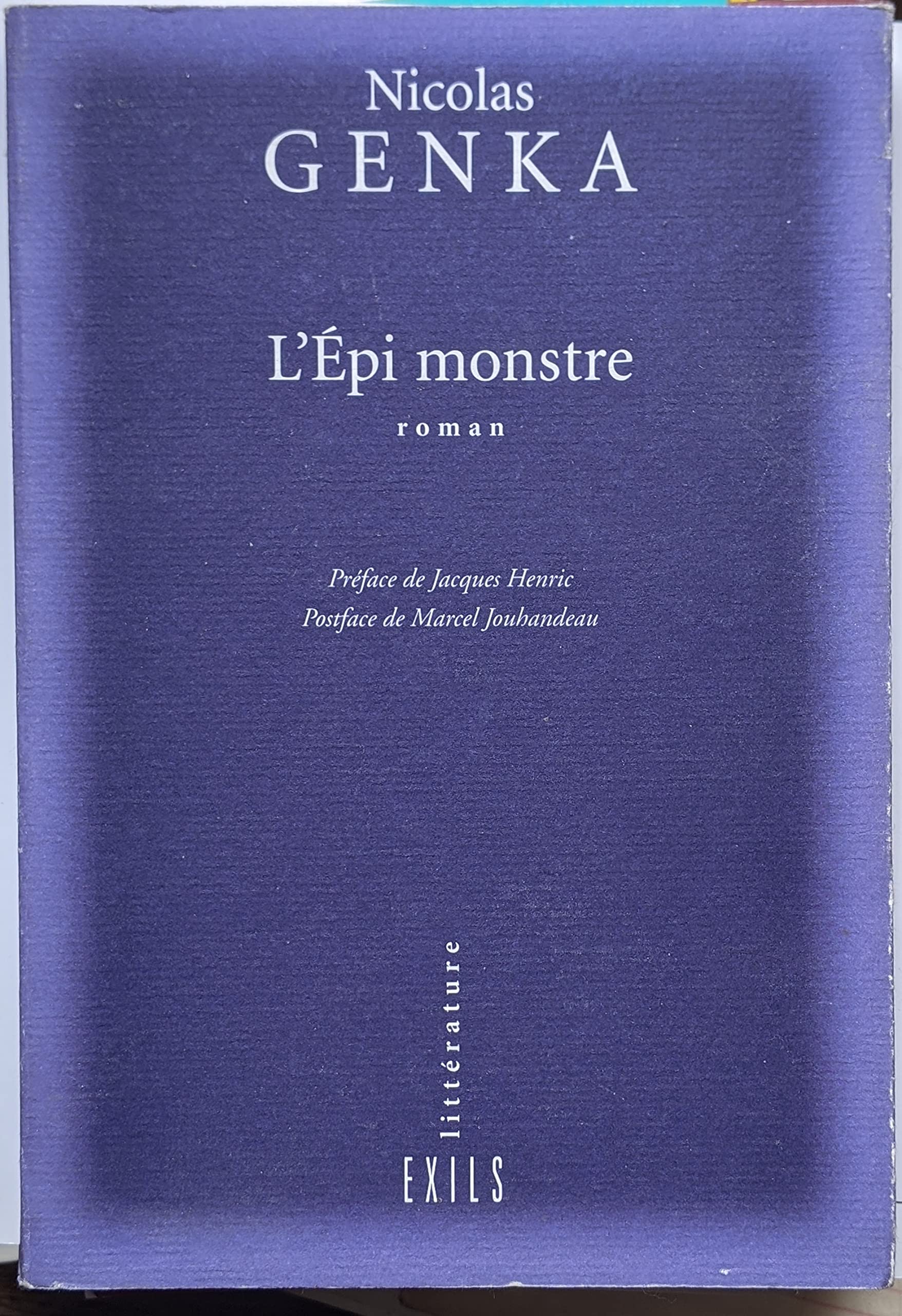 L'Epi monstre 9782912969033