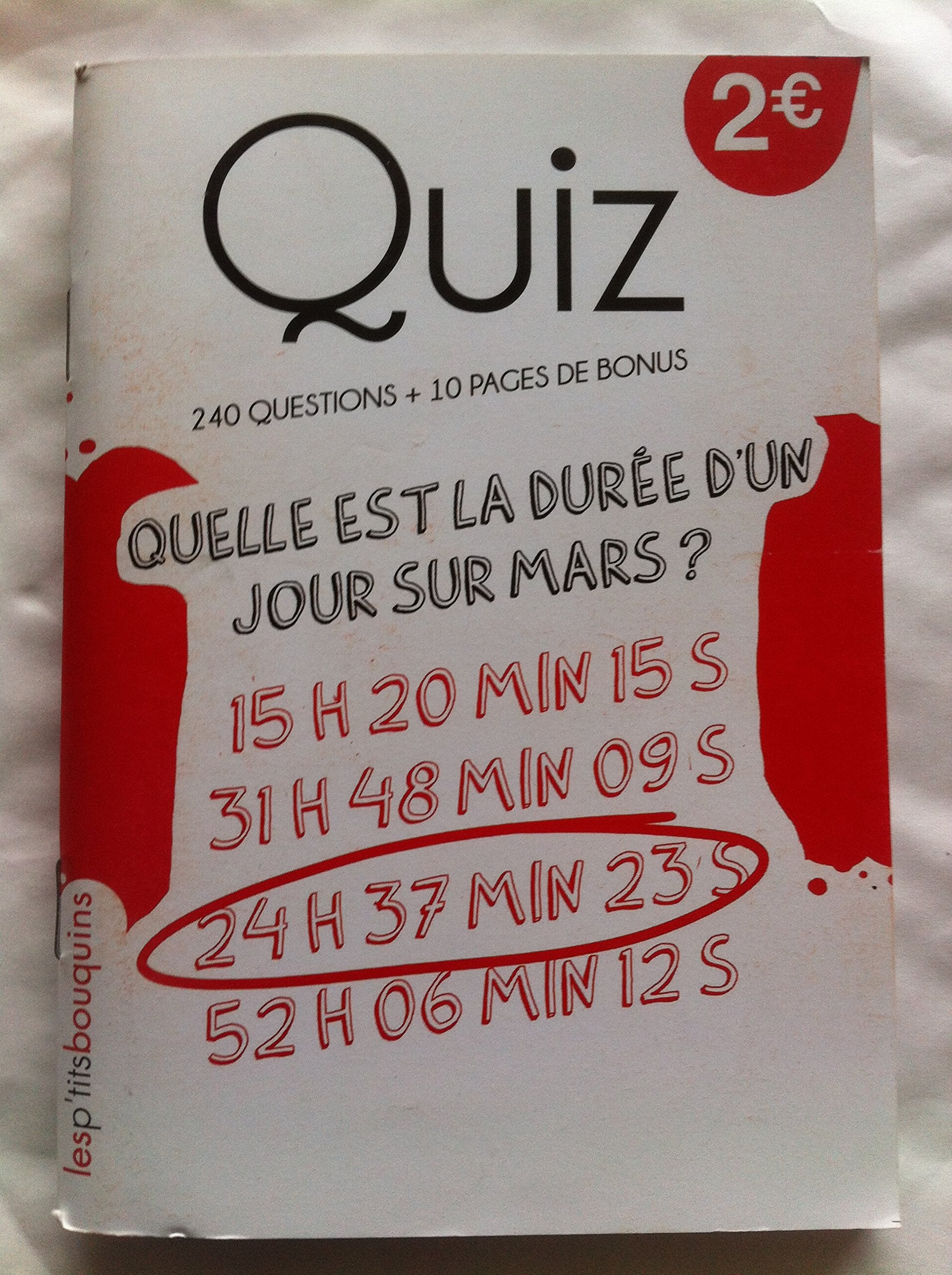 QUIZ 9782362530081