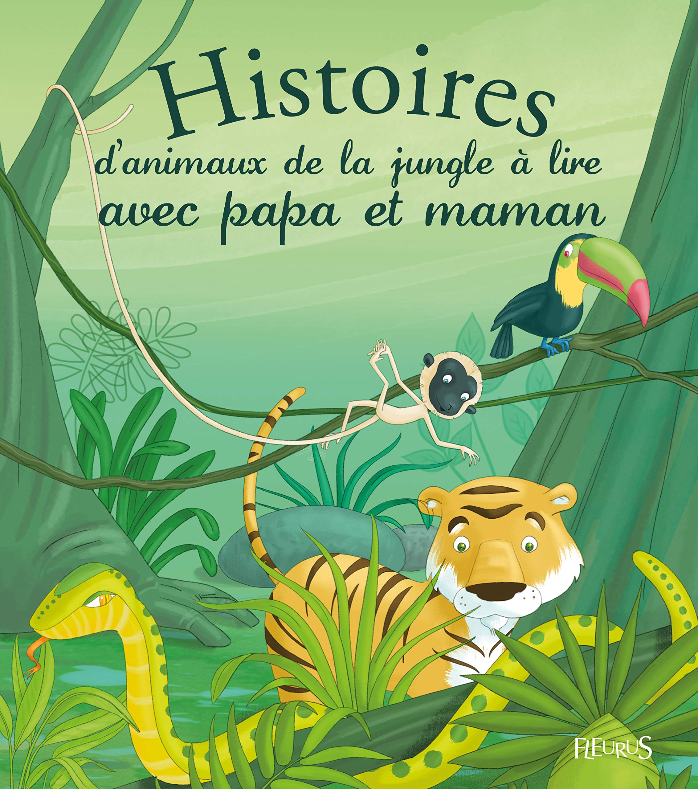 Histoires d'animaux de la jungle à lire avec papa et maman 9782215131151