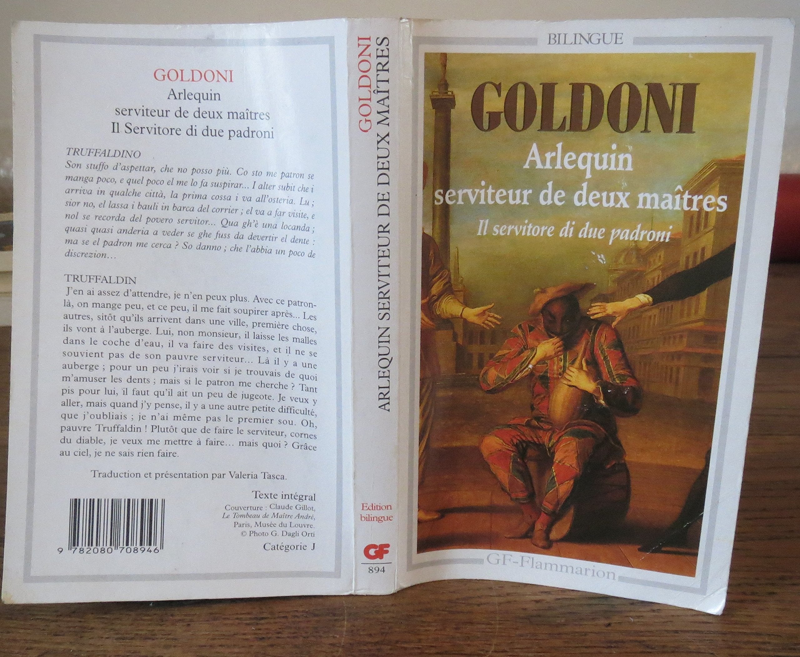 Arlequin serviteur de deux maîtres: BILINGUE ITALIEN 9782080708946