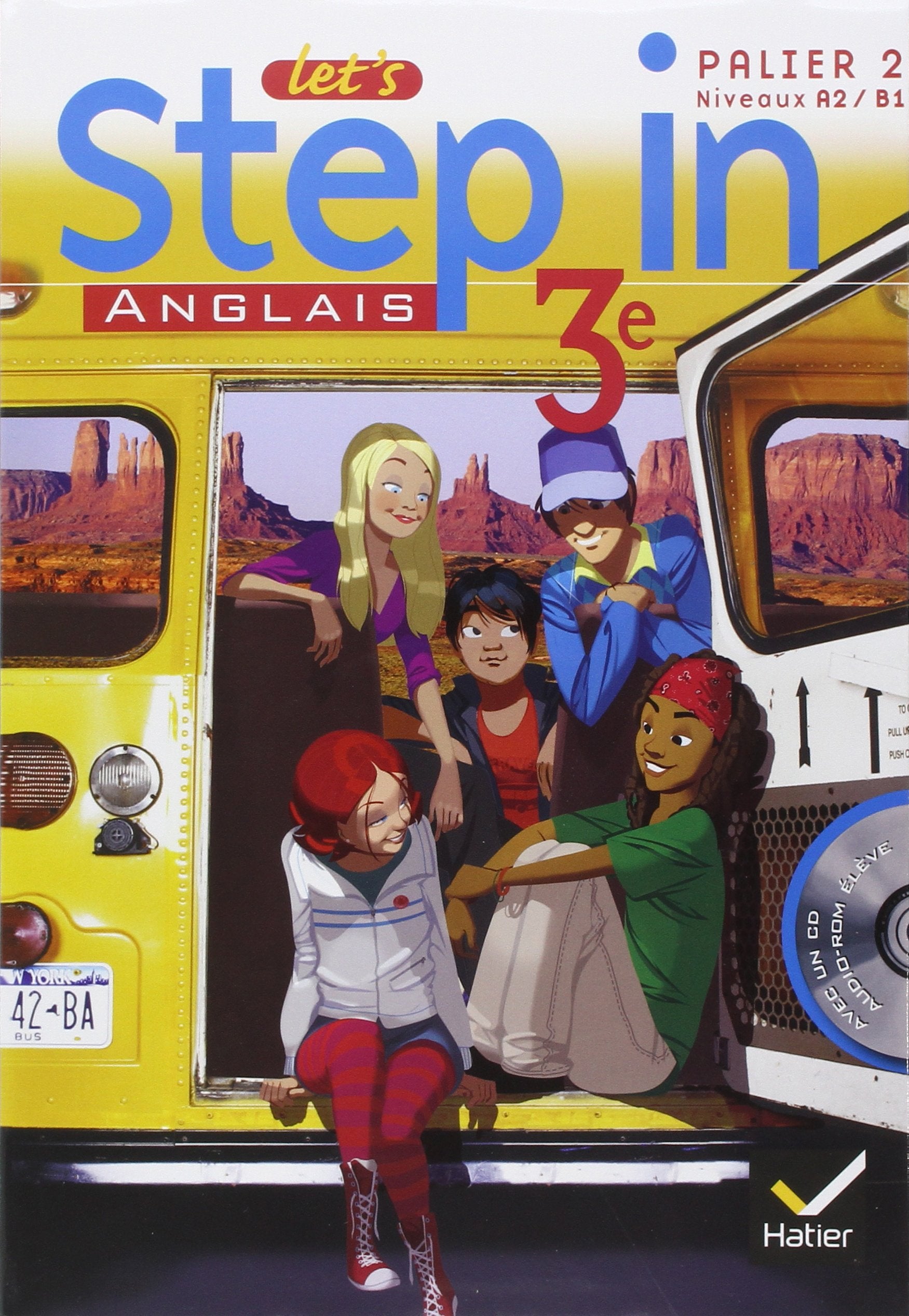Let's Step In Anglais 3e éd 2009 - Manuel de l'élève + CD audio-rom 9782218935060