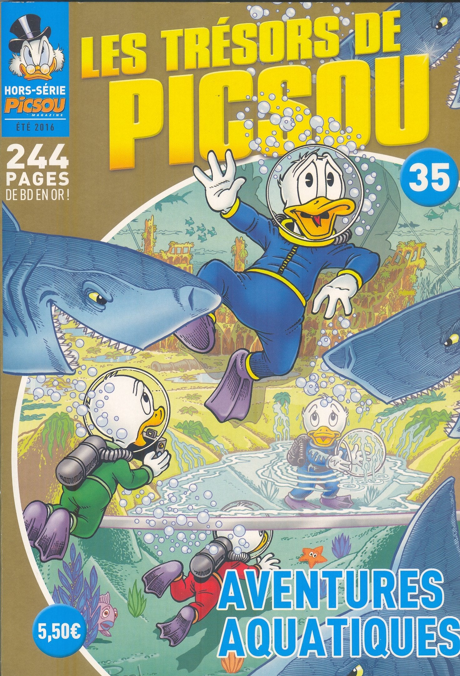 Les Trésors de picsou n° 35 Aventures Aquatiques 