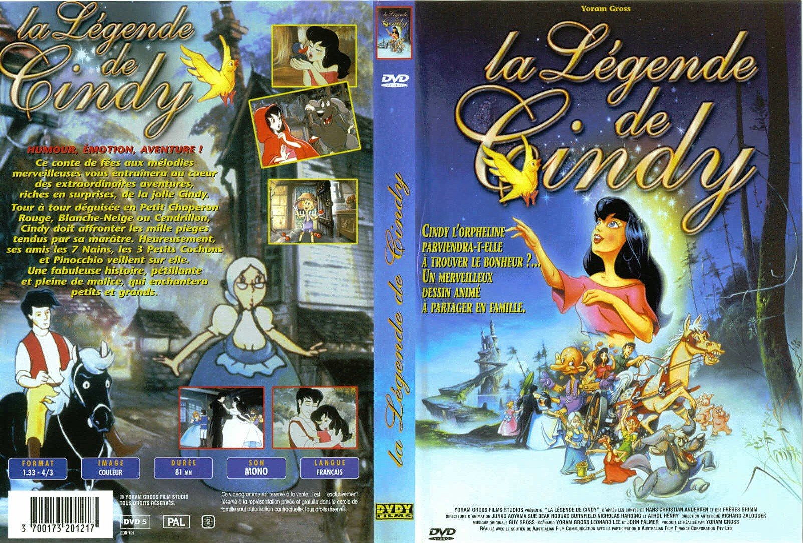 La légende de Cindy 3700173201217