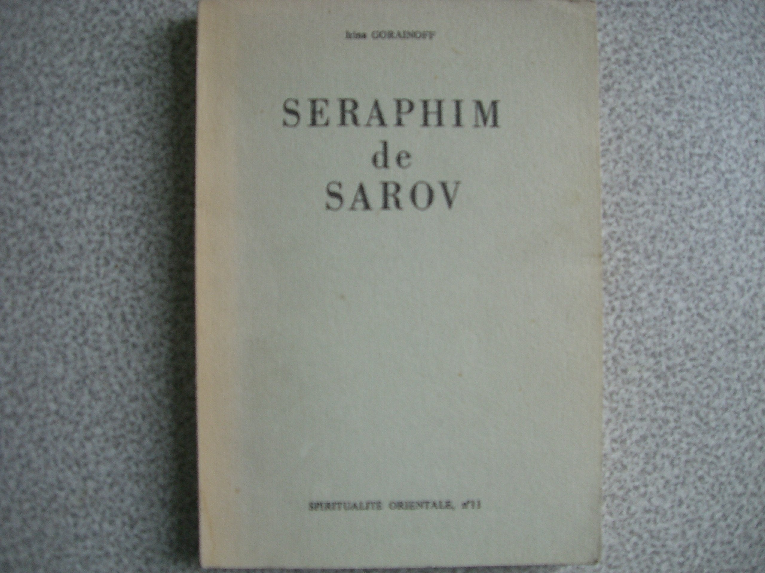 Seraphim de sarov 9782220022208