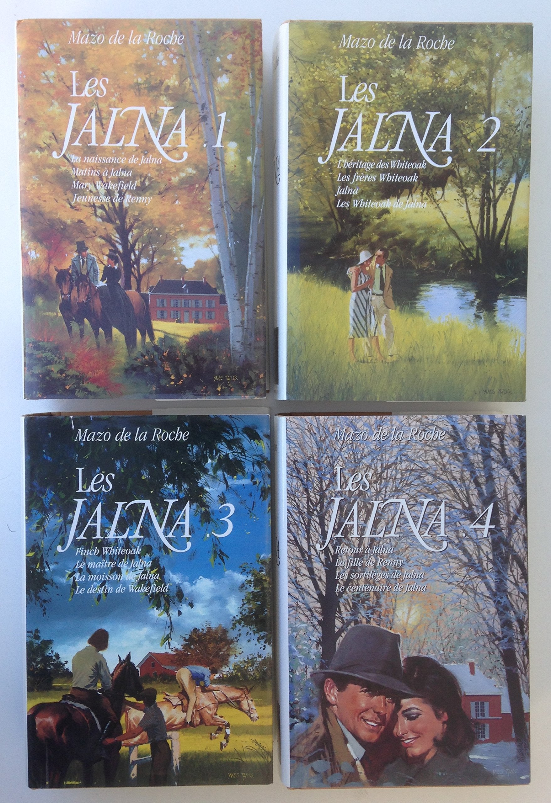 LES JALNA - L'INTEGRALE (Collection complète, 16 livres en 4 volumes) 