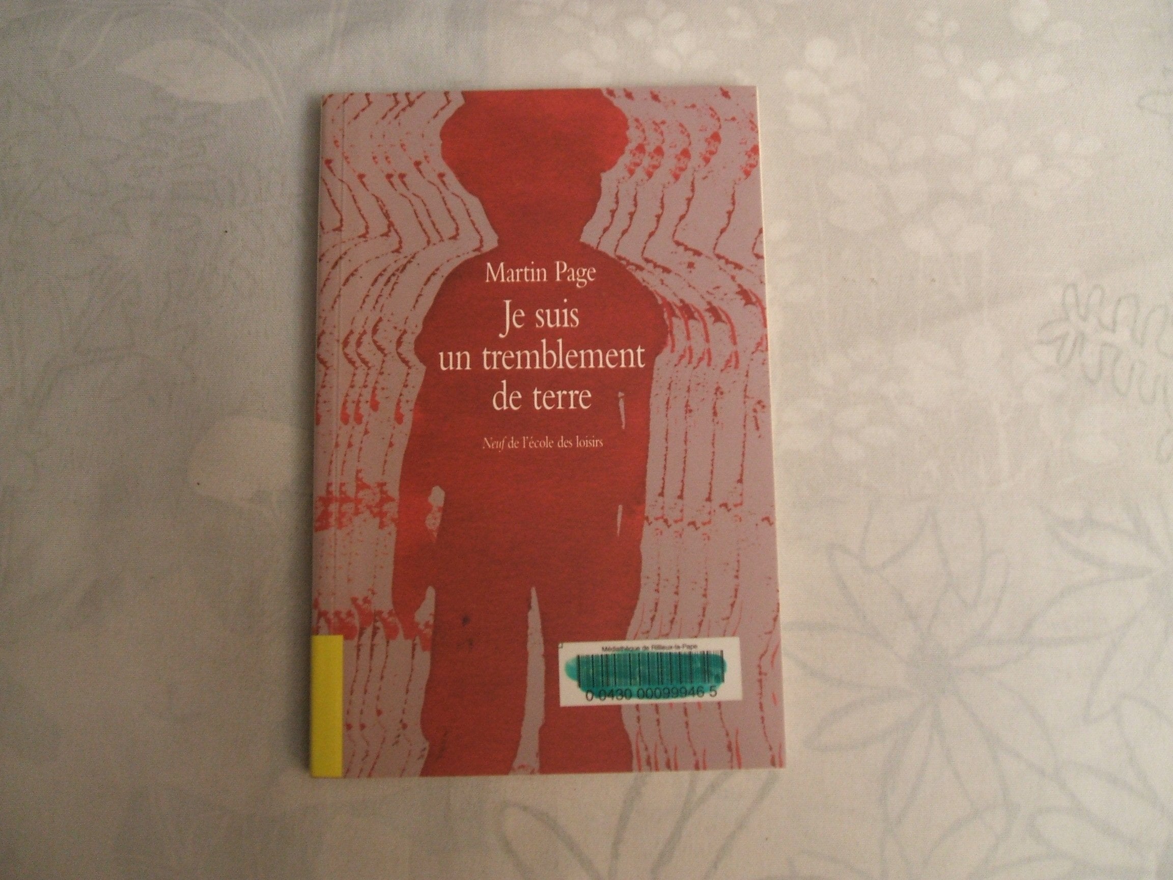 Je suis un tremblement de terre 9782211094559