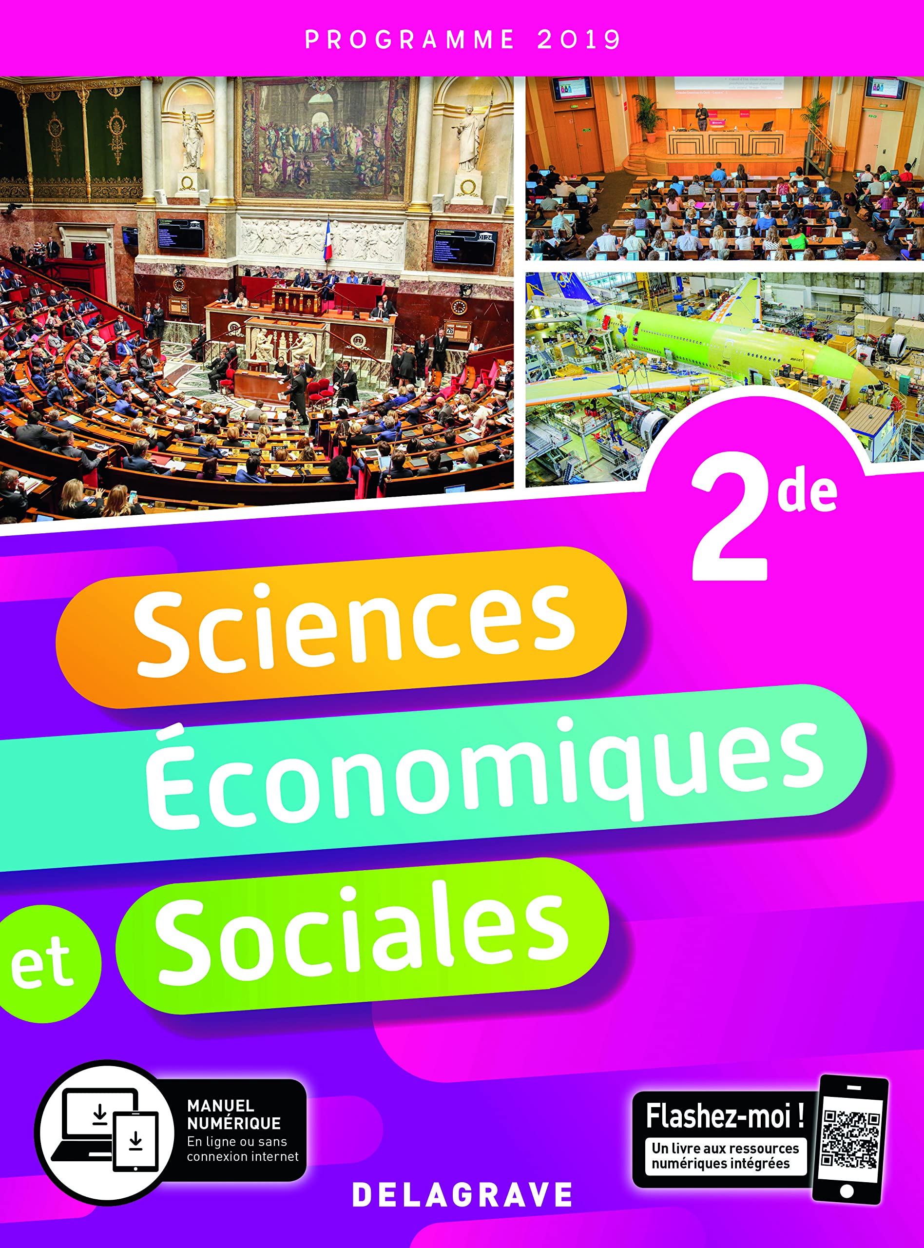 Sciences Économiques et Sociales (SES) 2de (2019) - Pochette élève 9782206305578