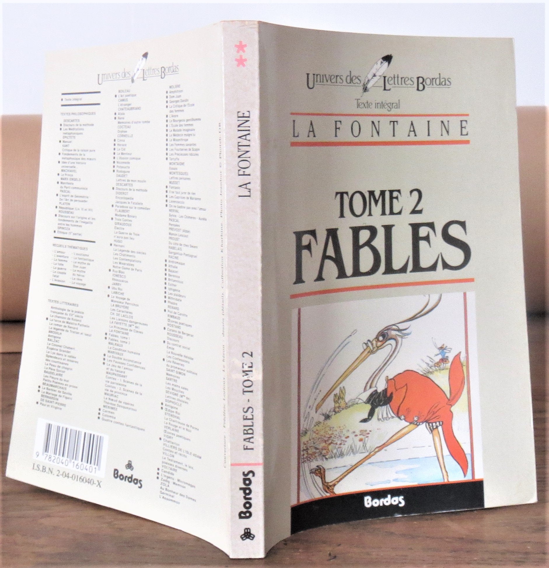 LAFONTAINE/ULB FABLES 2 (Ancienne Edition) 9782040160401