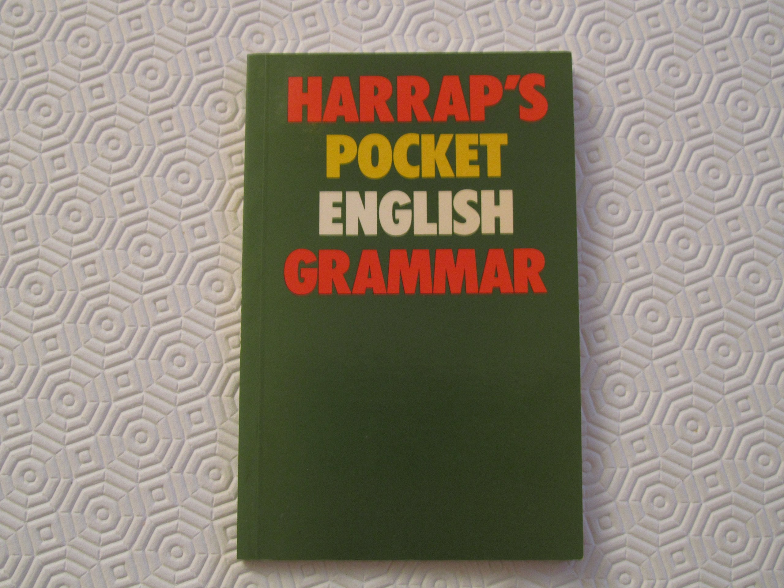 Harrap pocket english grammar 092193 9780245537172