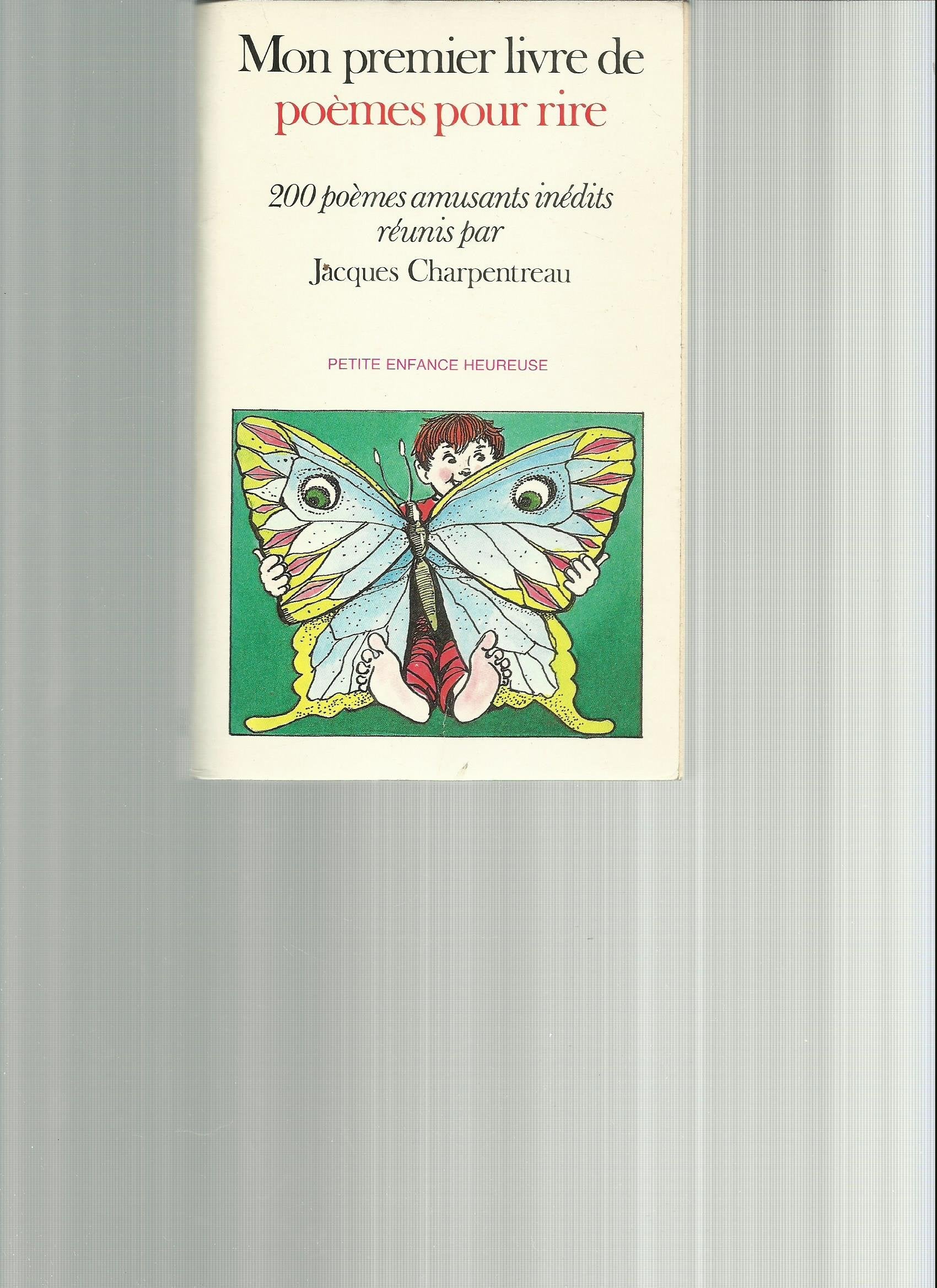 MON PREMIER LIVRE DE POEMES POUR RIRE 9782708224872