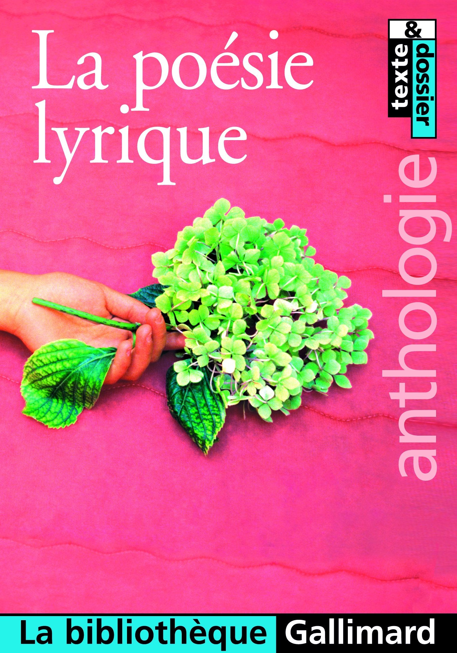 La poésie lyrique 9782070421985
