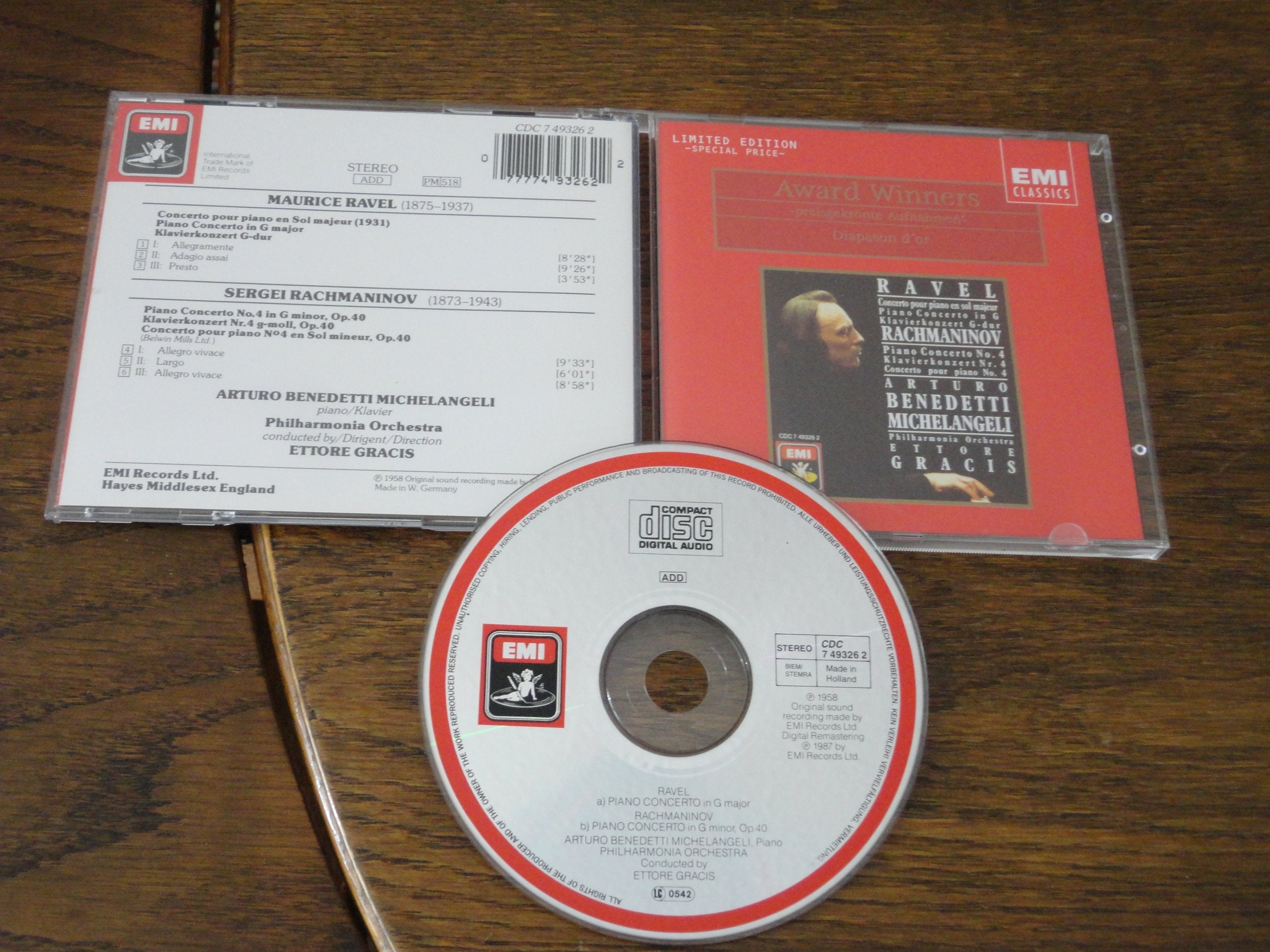 Klav.Kon.4/Klav.Kon.G-Dur [Import] 0077774932622