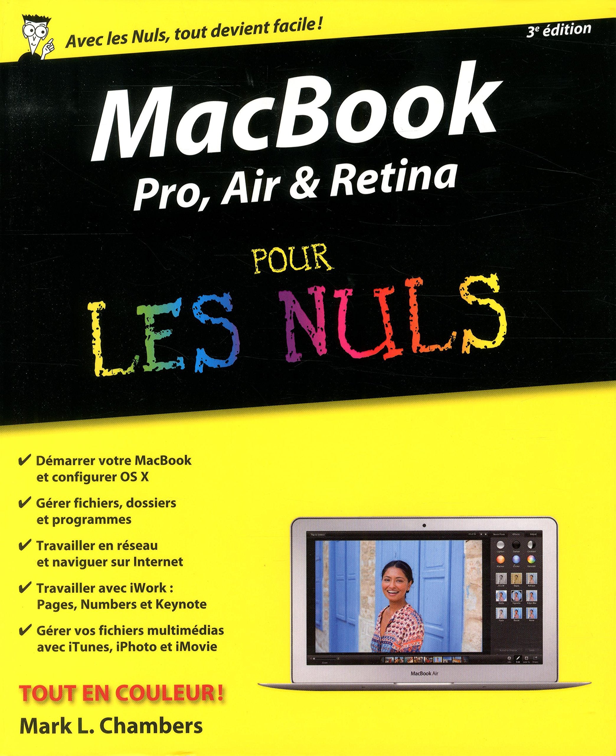 MacBook Pro, Air & Retina pour les Nuls 3e édition 9782754070676