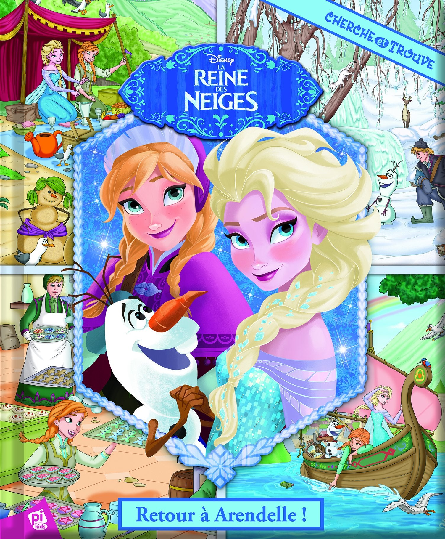 LA REINE DES NEIGES RETOUR A ARENDELLE - CHERCHE ET TROUVE 9781503710061