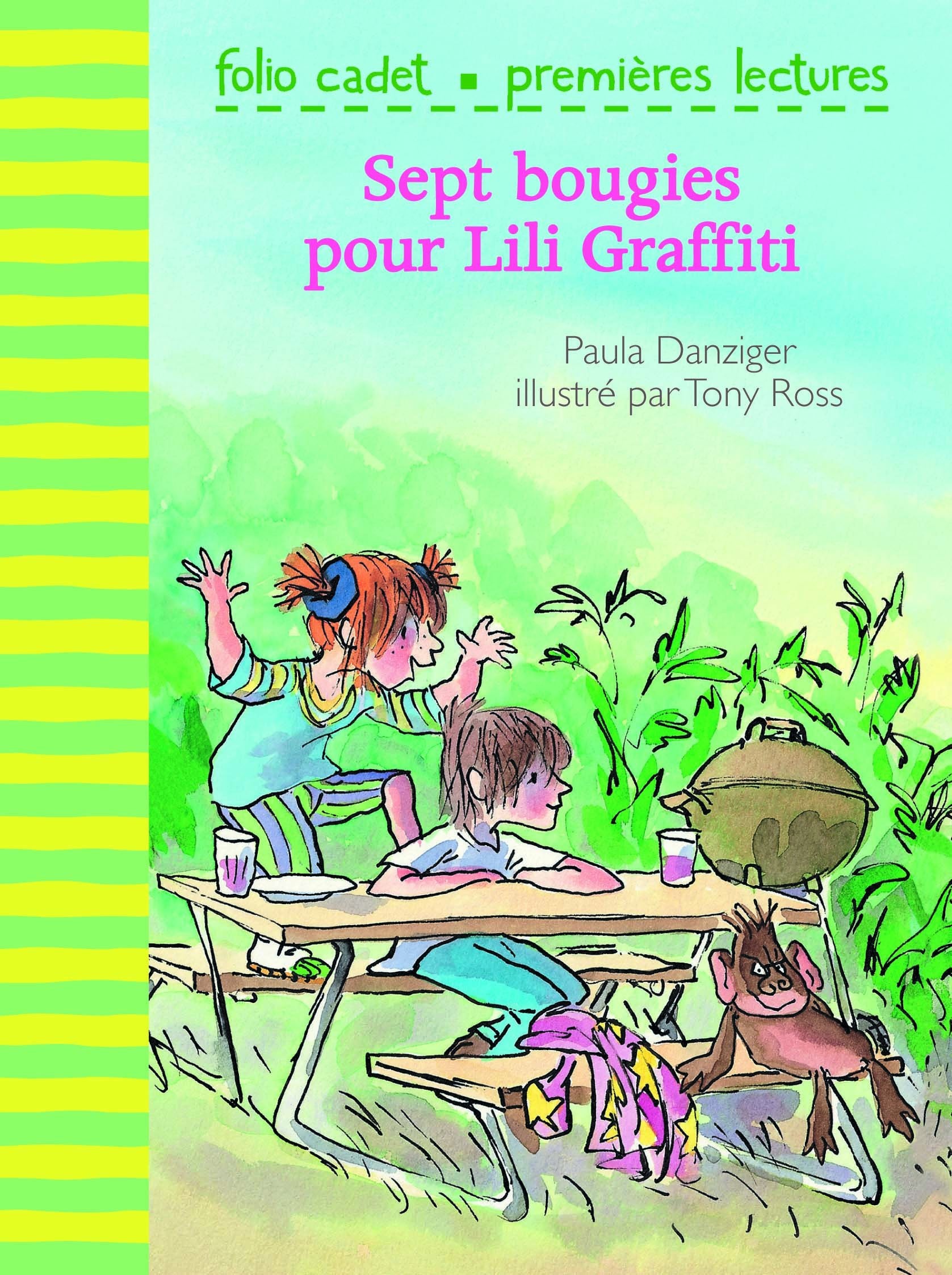 Sept bougies pour Lili Graffiti - Folio Cadet premières lectures - Je lis tout seul - A partir de 6 ans 9782070667017