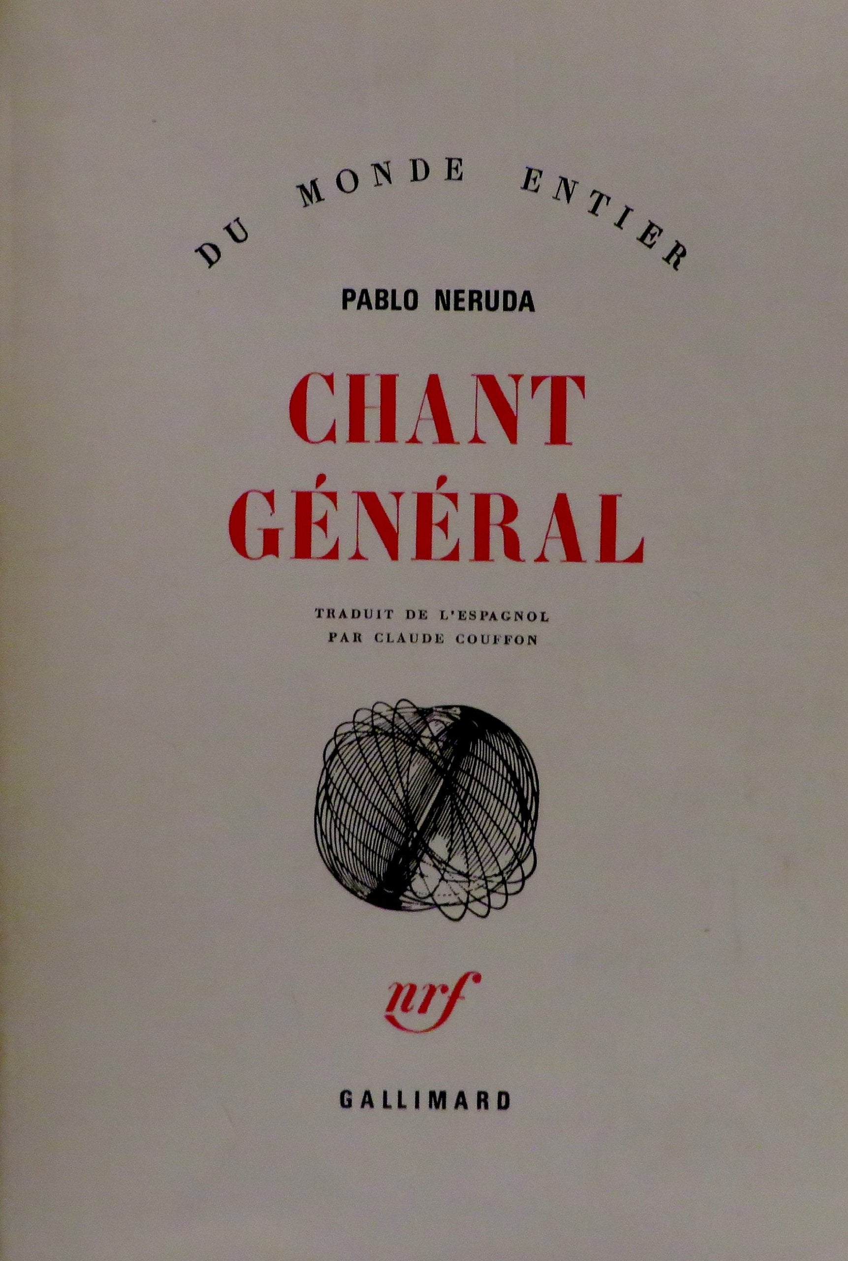 Chant général 9782070298372