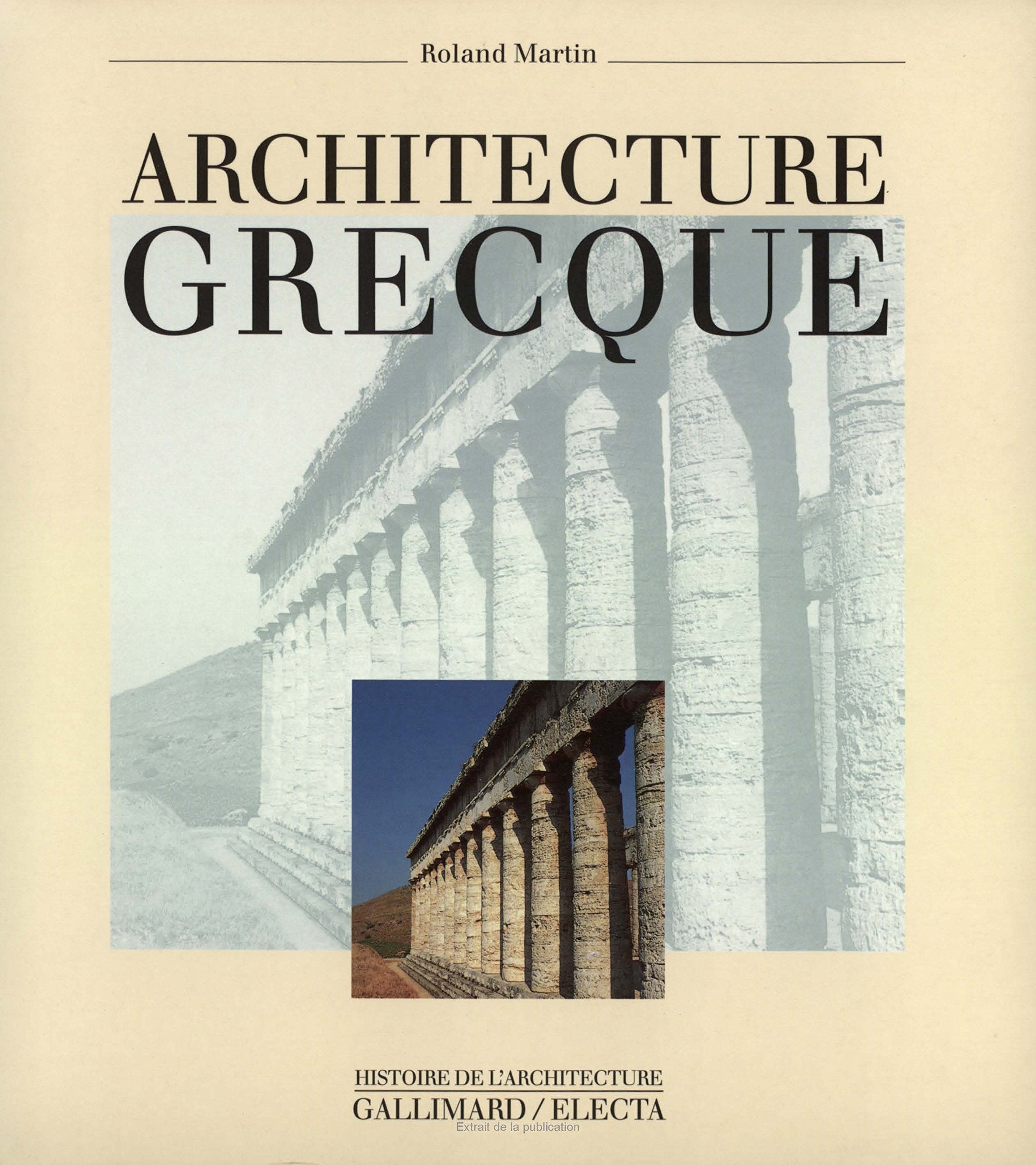 Architecture grecque 9782070150069