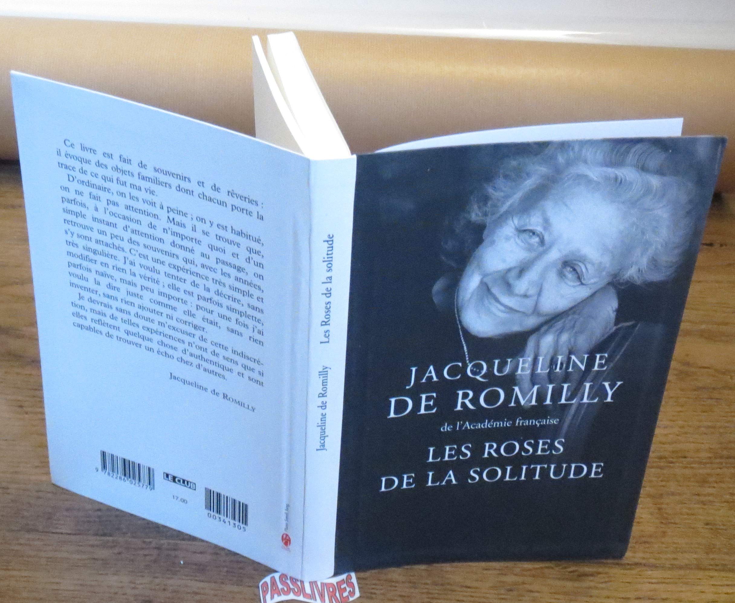 Les roses de la solitude 9782877065917