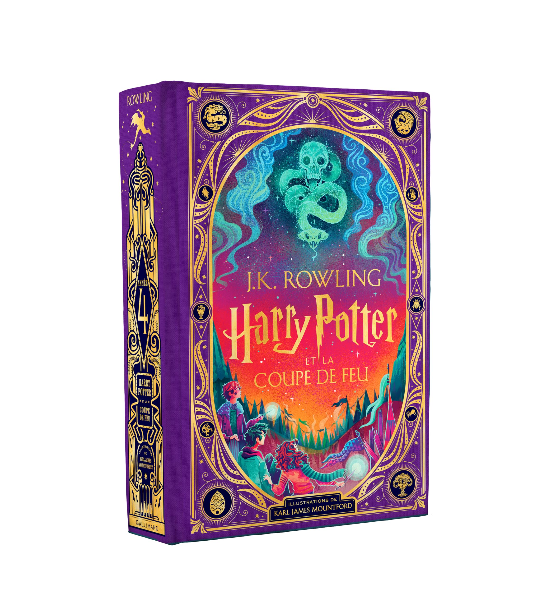 Harry Potter et la Coupe de Feu - Édition illustrée interactive: Illustrations par Karl James Mountford 9782075230056