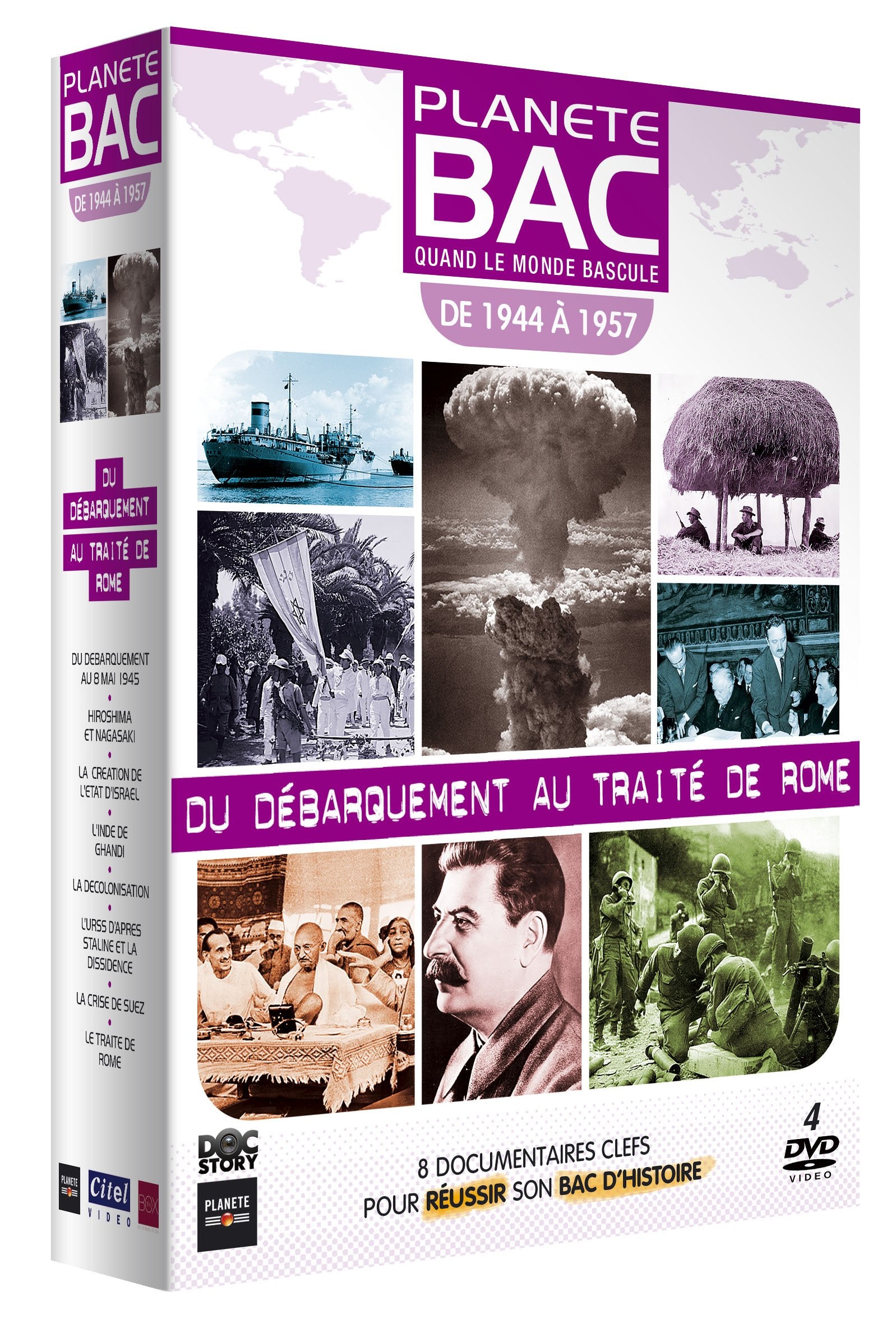 Planète Bac-Quand Le Monde Bascule-Coffret 1 : 1944-1957 3309450033703