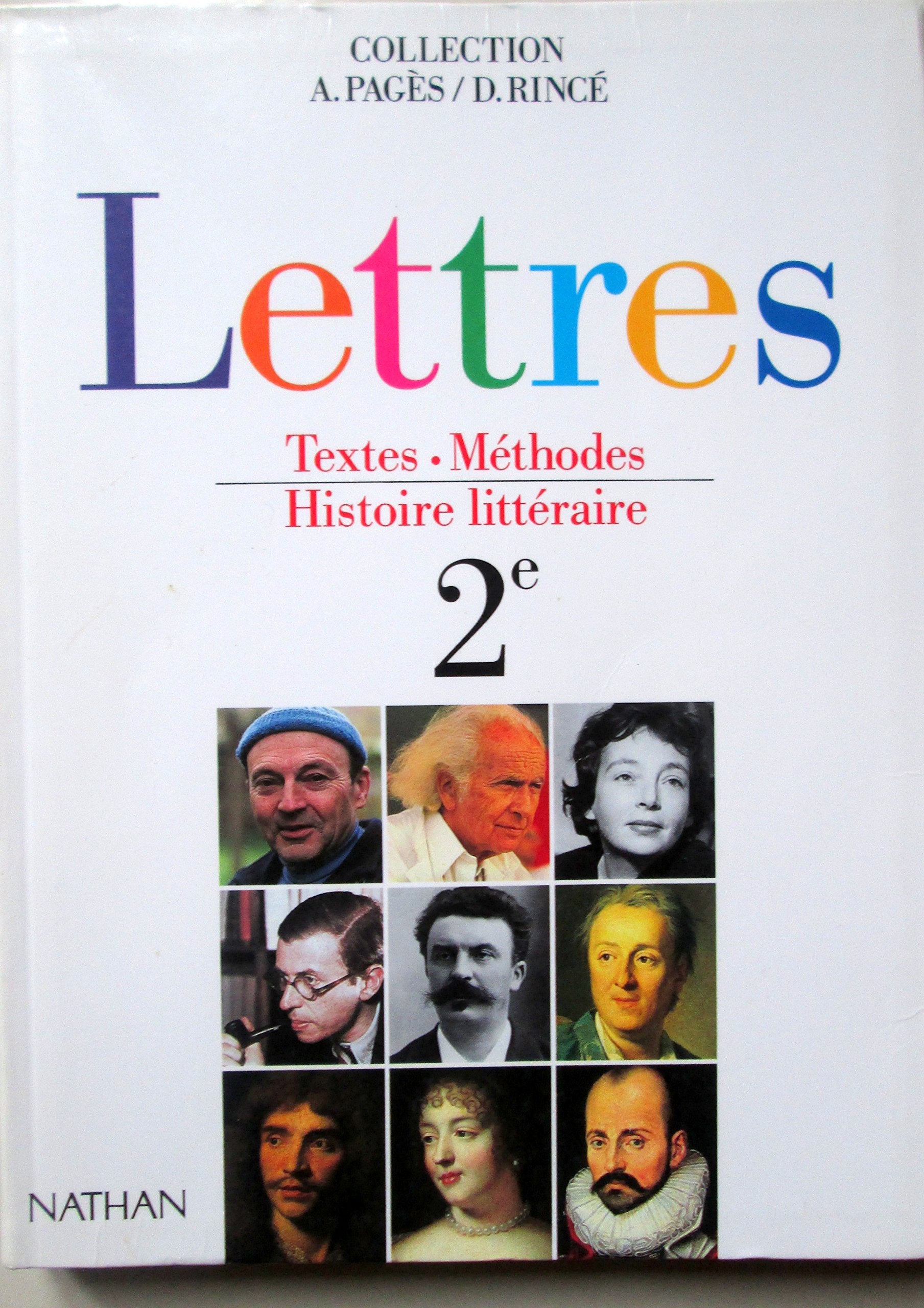 Lettres: Textes, méthodes, histoire littéraire, 2e 9782091728407