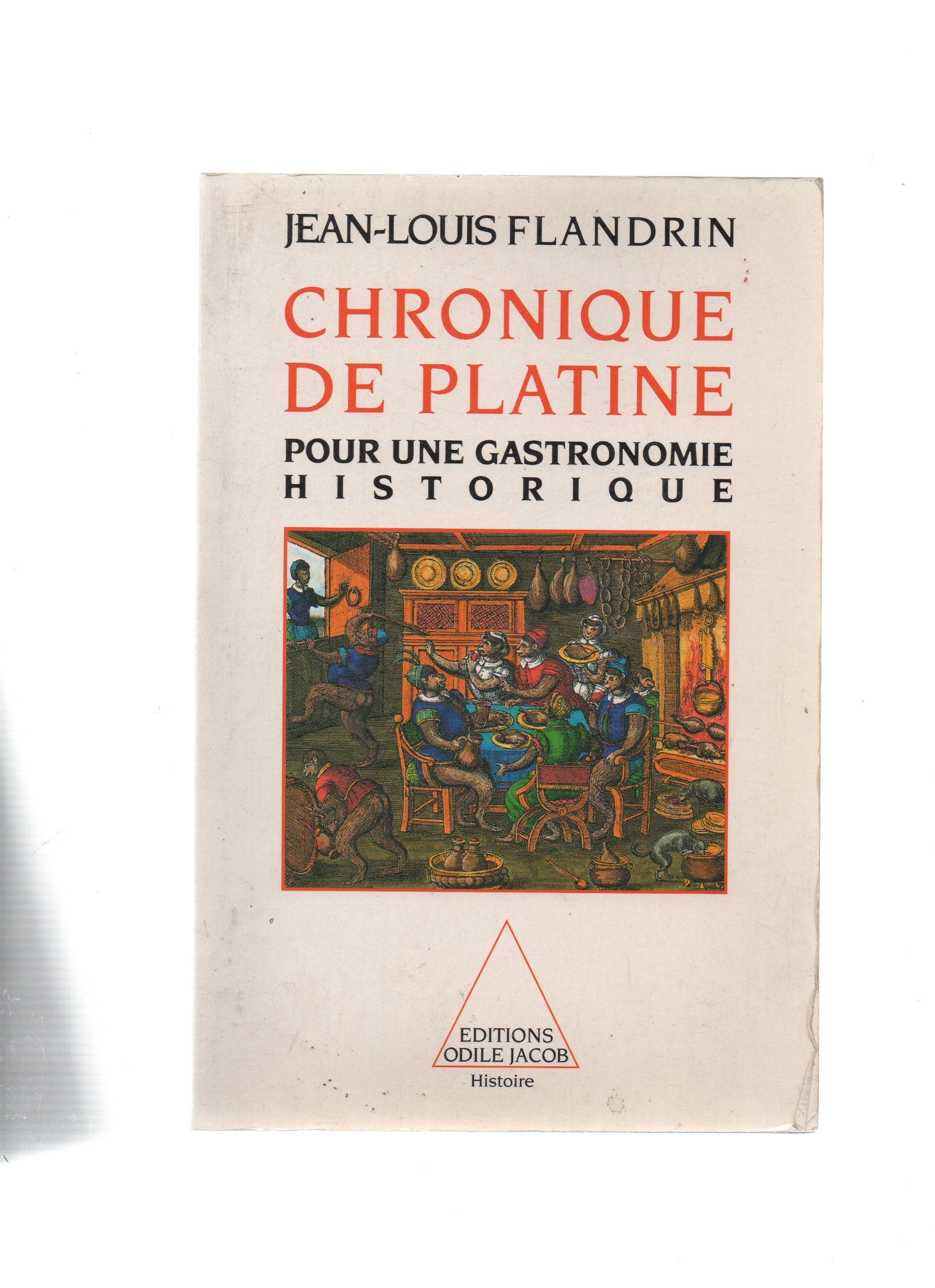 Chronique de platine. Pour une gastronomie historique 9782738101594