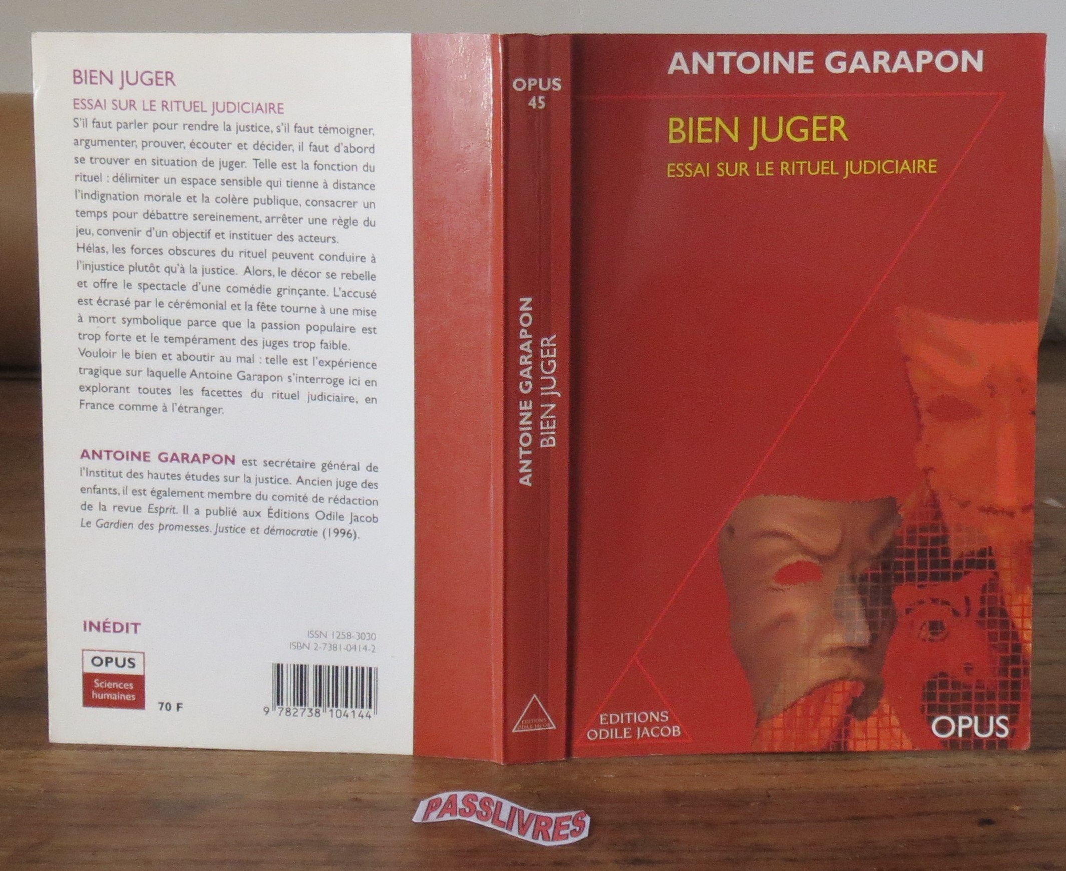 Bien juger. Essai sur le rituel judiciaire 9782738104144