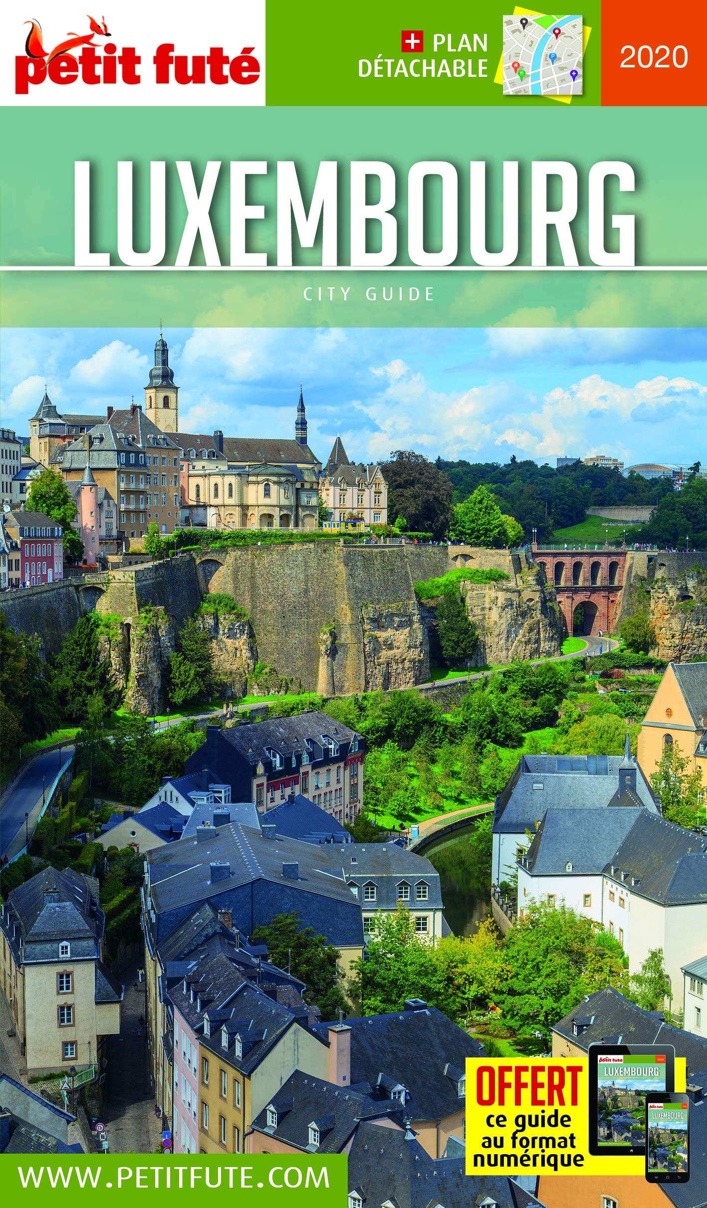 Guide Luxembourg 2020 Petit Futé + Plan 9782305020815