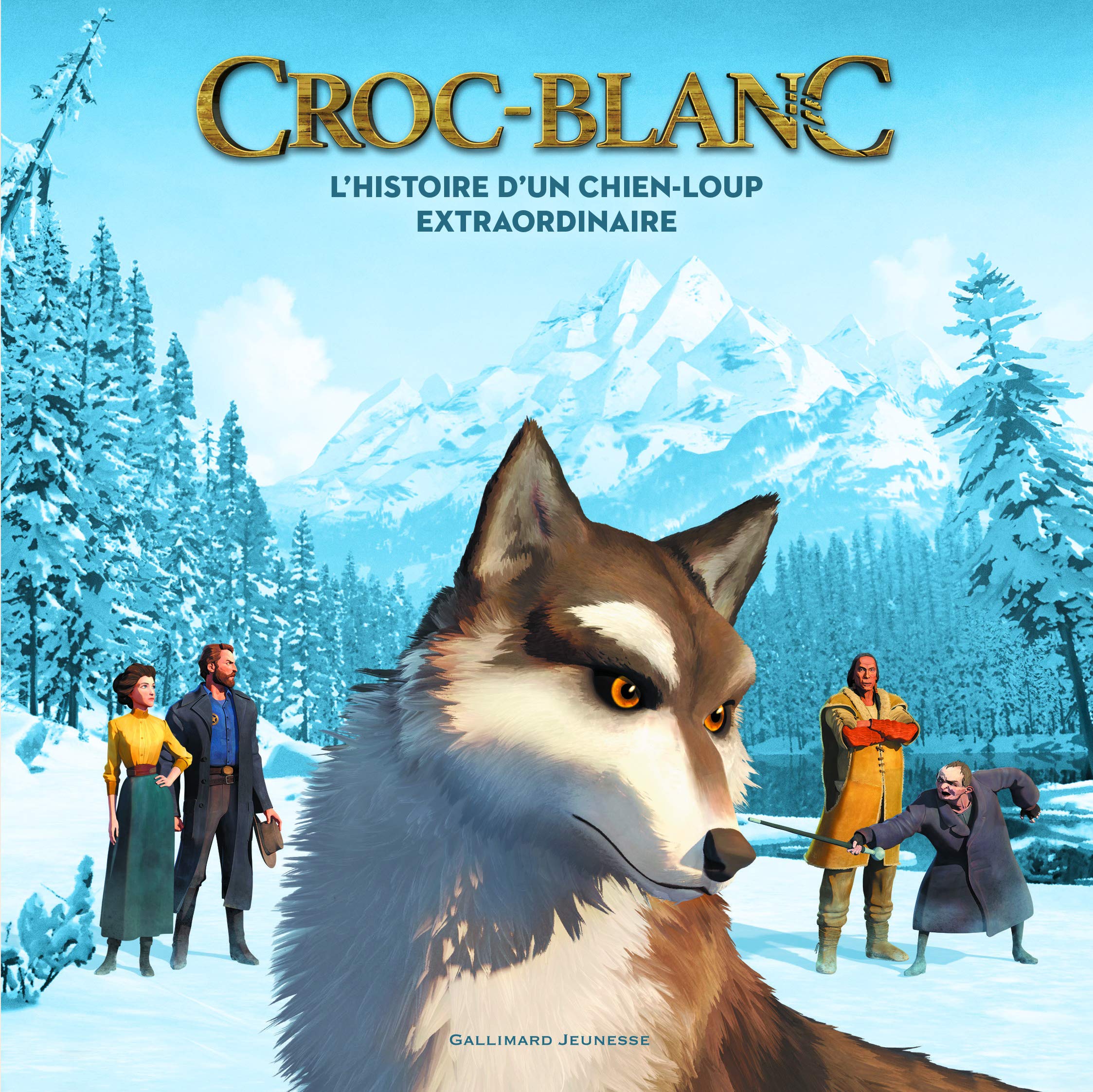 Croc-Blanc : l'histoire d'un chien-loup extraordinaire 9782075094238