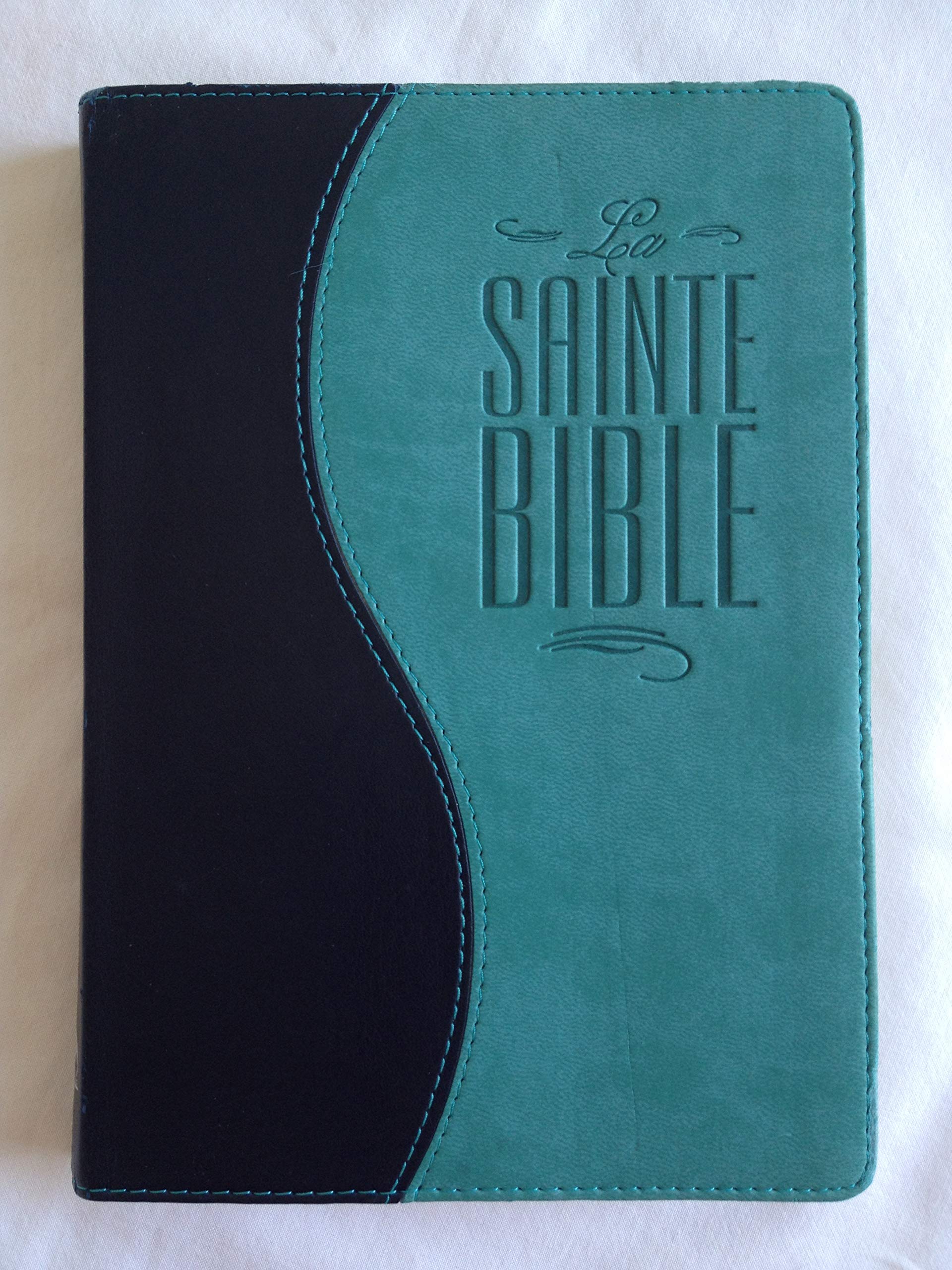 Bible Esaïe 55 Bleu-nuit turquoise souple 295 [Hardcover] 9782914483292