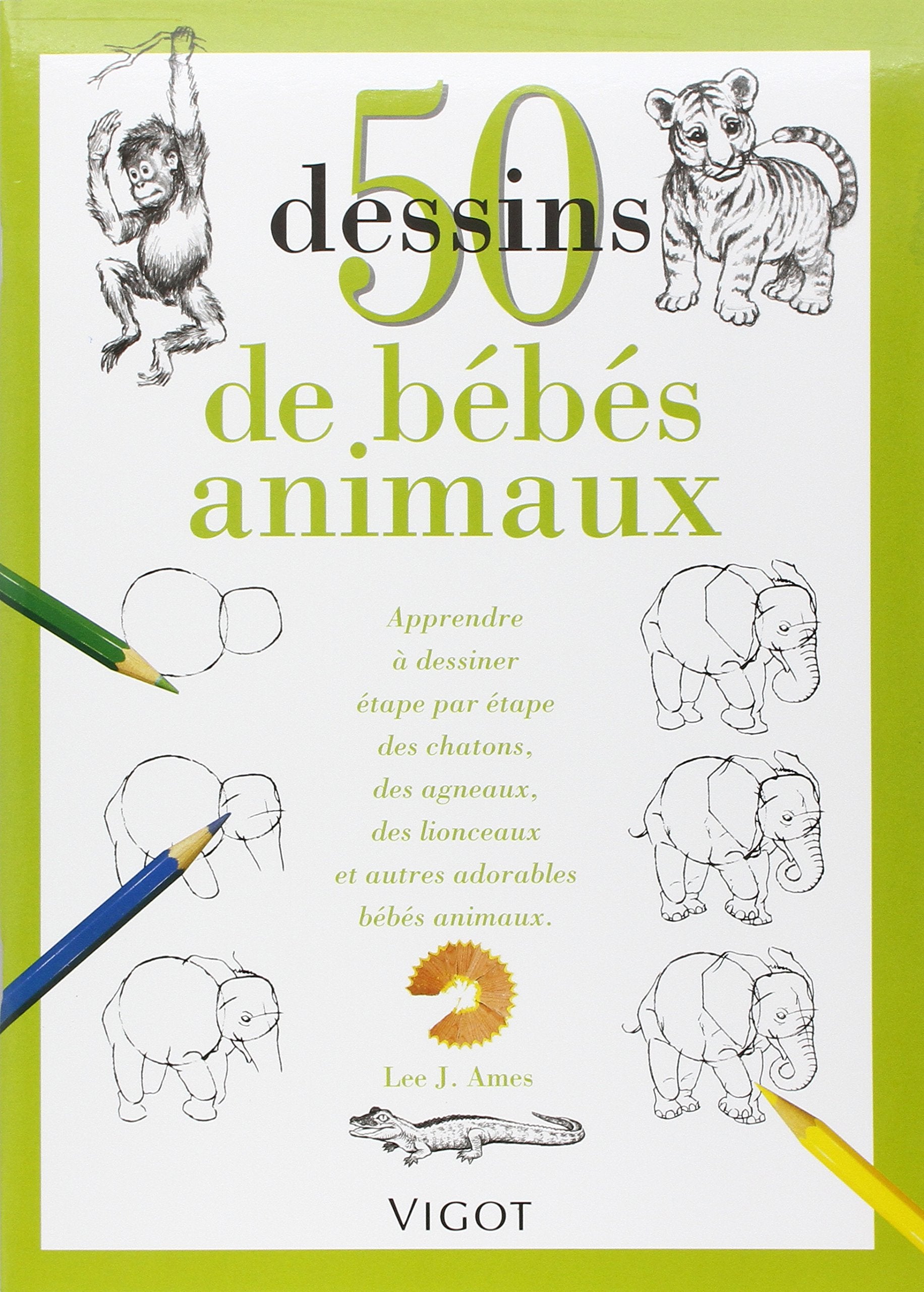 50 dessins de bébés animaux 9782711416745