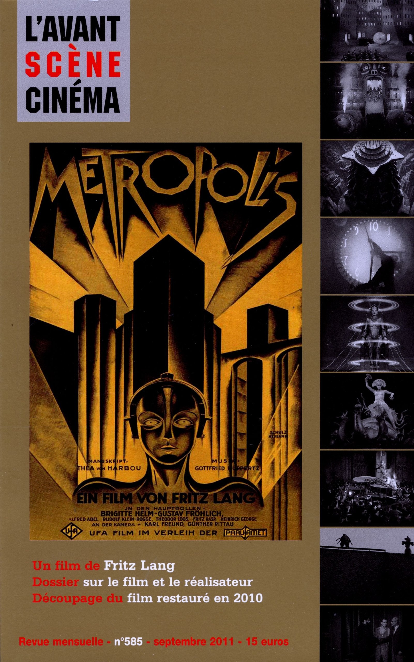 L'avant-scene cinema n 585 : metropolis 9782847250800